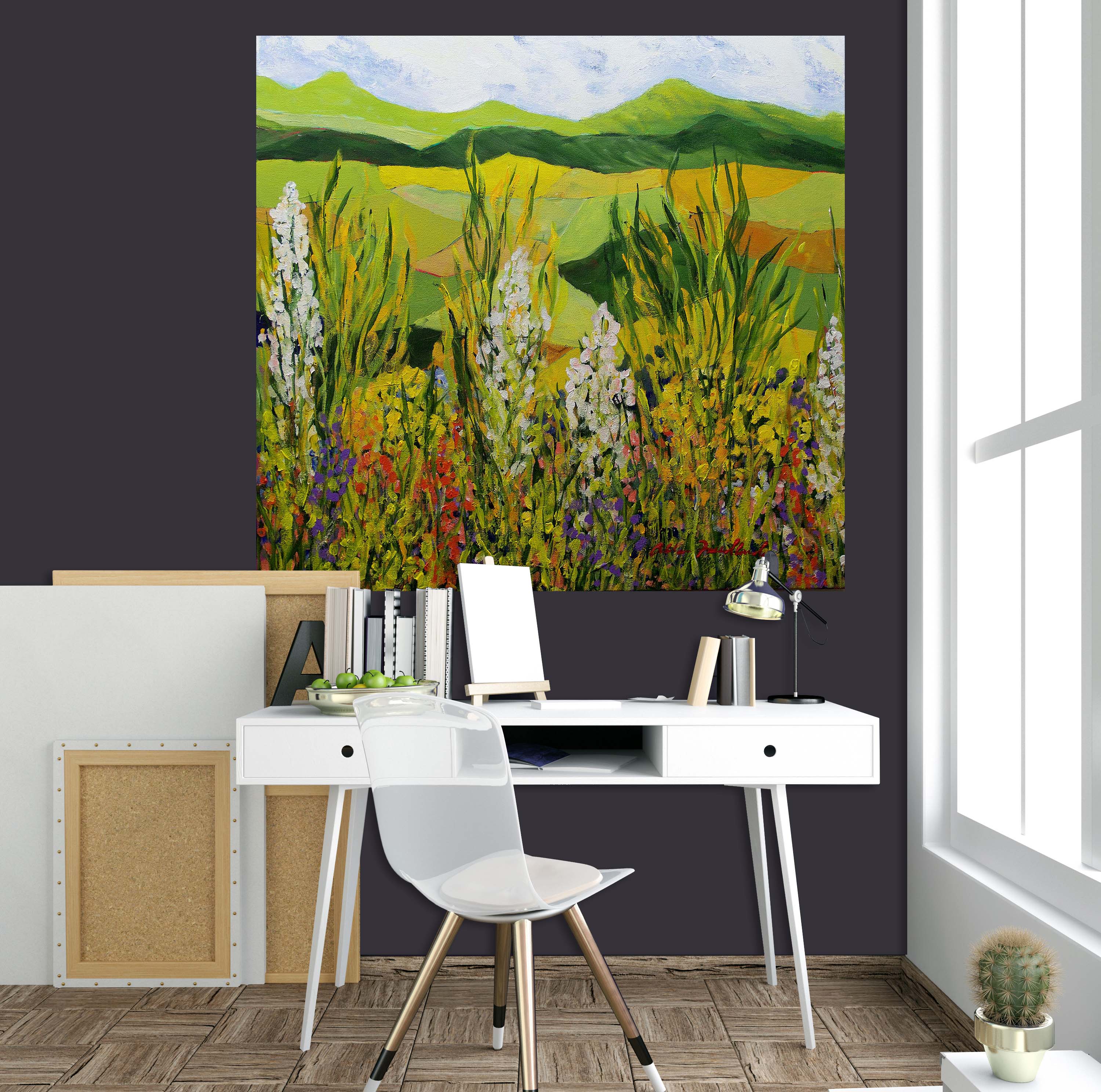 3D Prairie Flowers 239 Allan P. Friedlander Wall Sticker