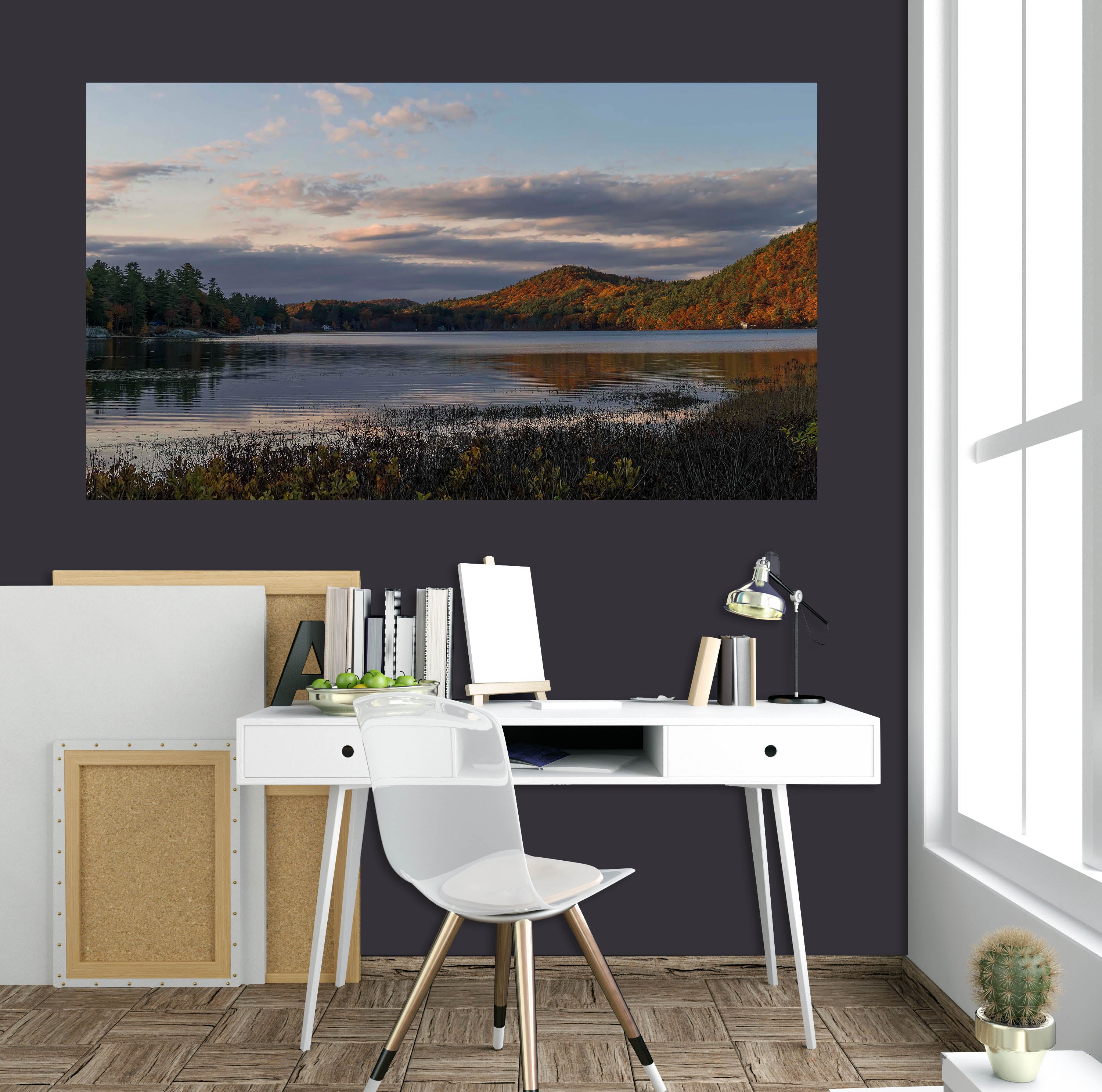 3D Valley Lake 126 Jerry LoFaro Wall Sticker