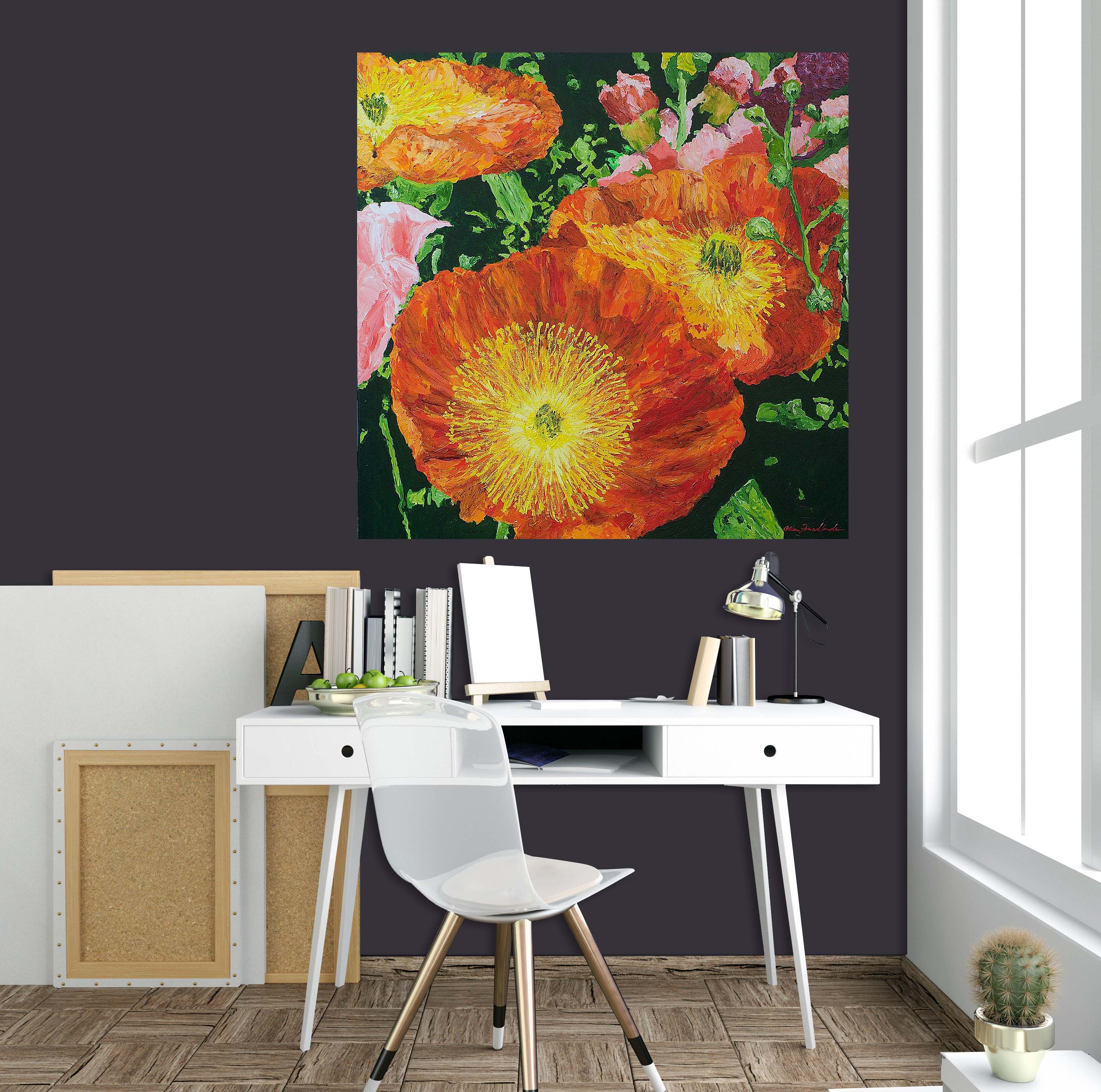 3D Flowers In Bloom 168 Allan P. Friedlander Wall Sticker