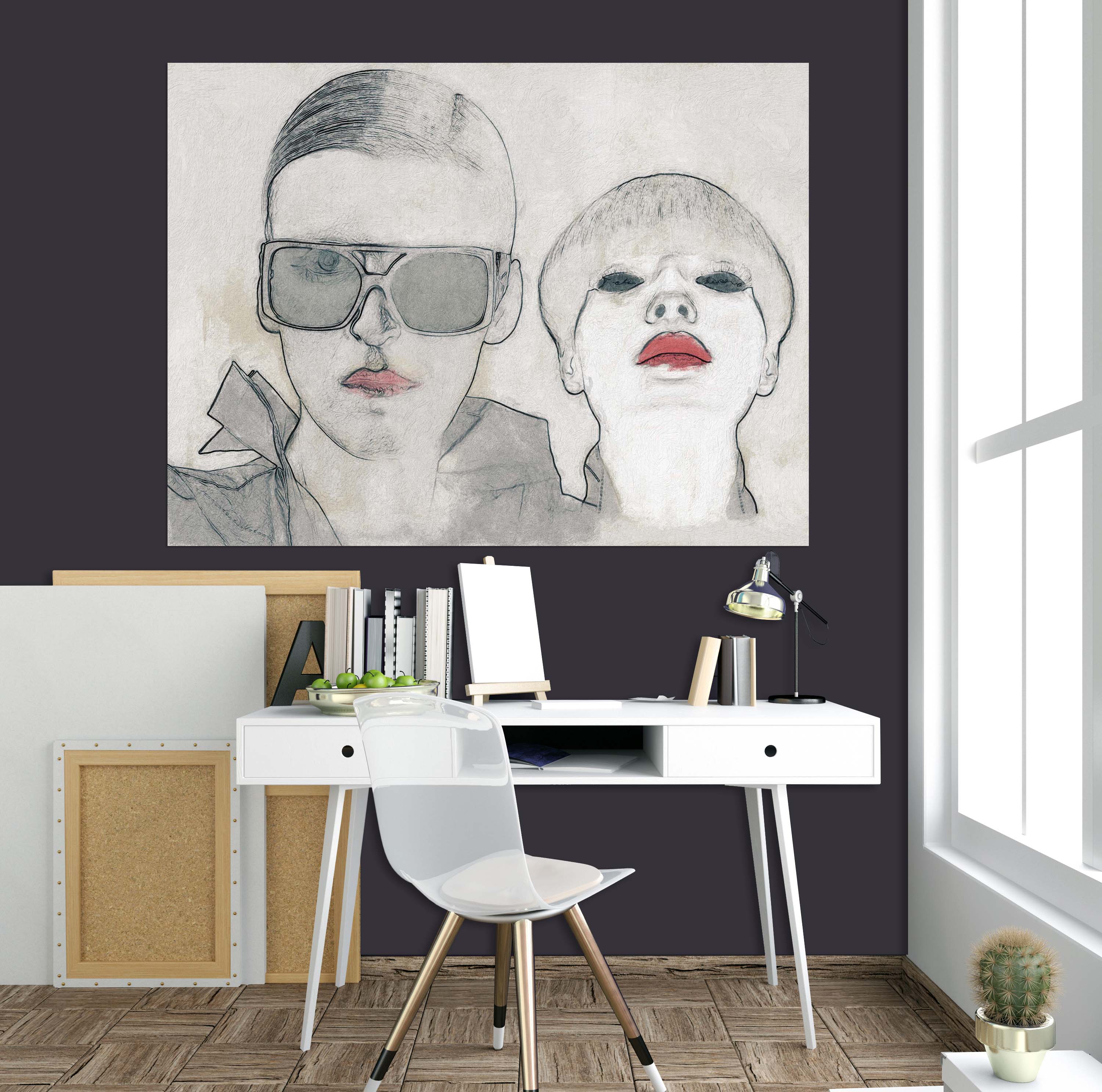 3D Sketches 016 Marco Cavazzana Wall Sticker