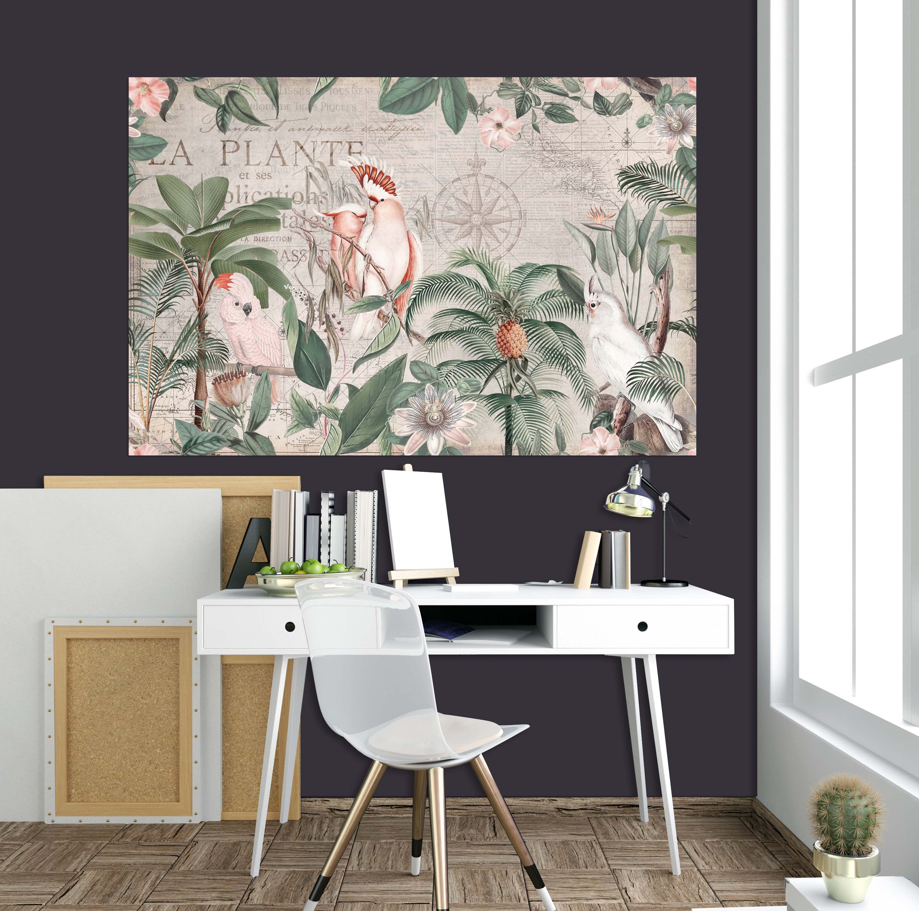 3D Parrot Friend 042 Andrea haase Wall Sticker