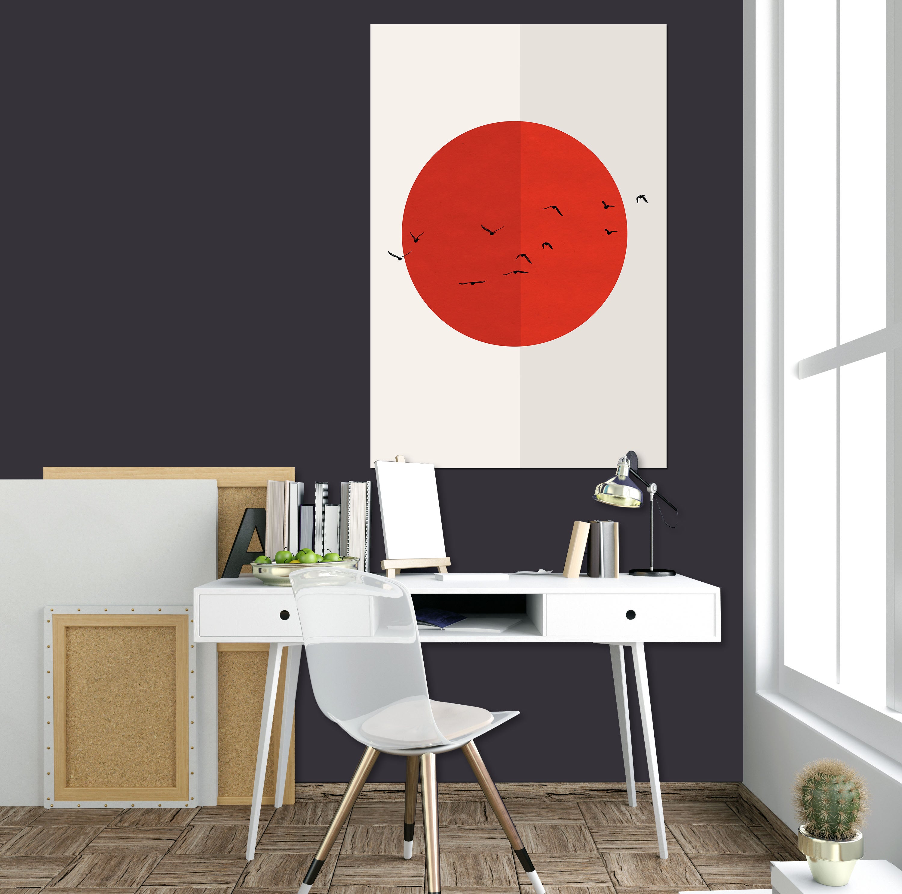 3D Winter Gloom 037 Boris Draschoff Wall Sticker