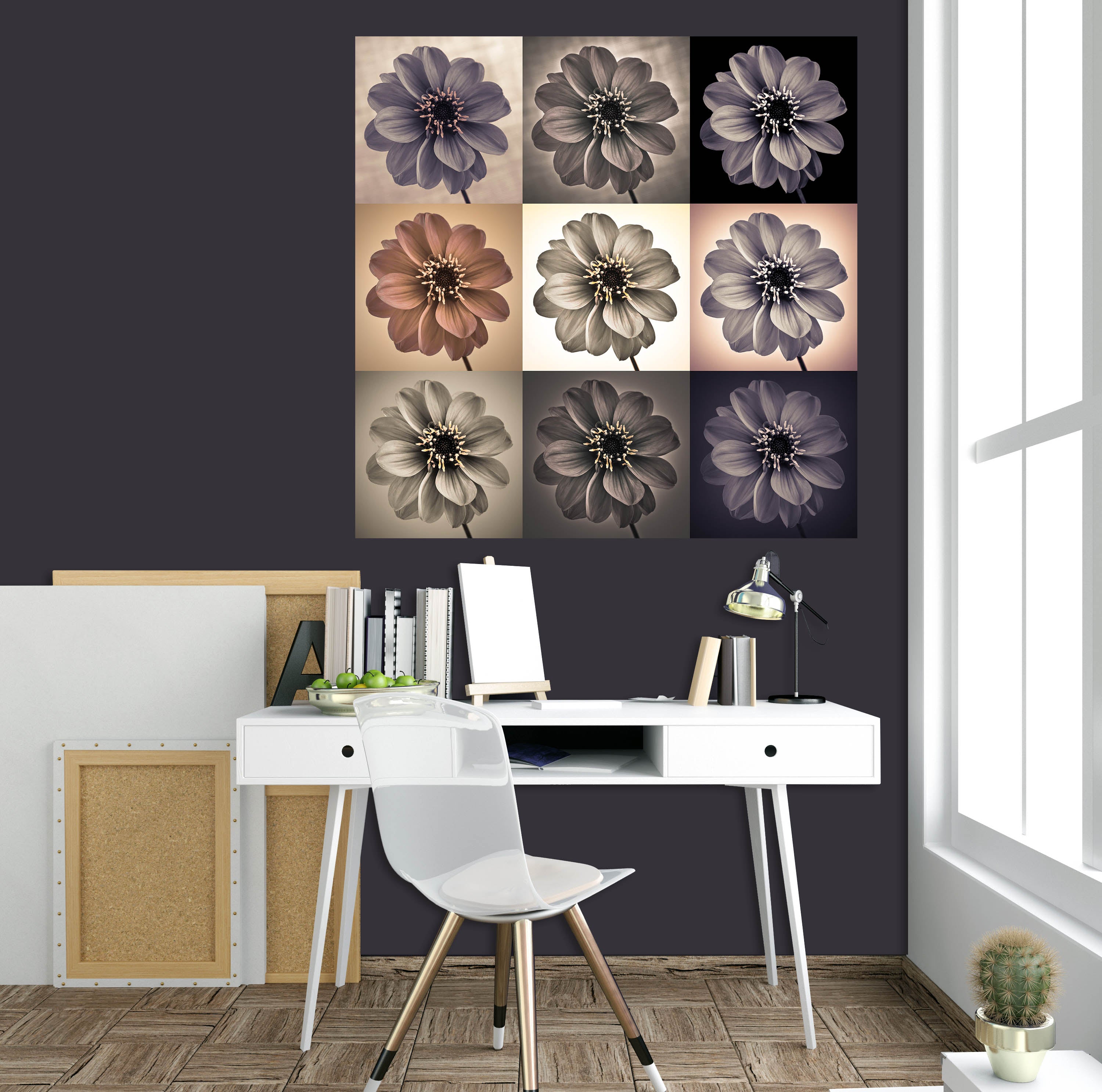 3D Dead Flower 020 Assaf Frank Wall Sticker