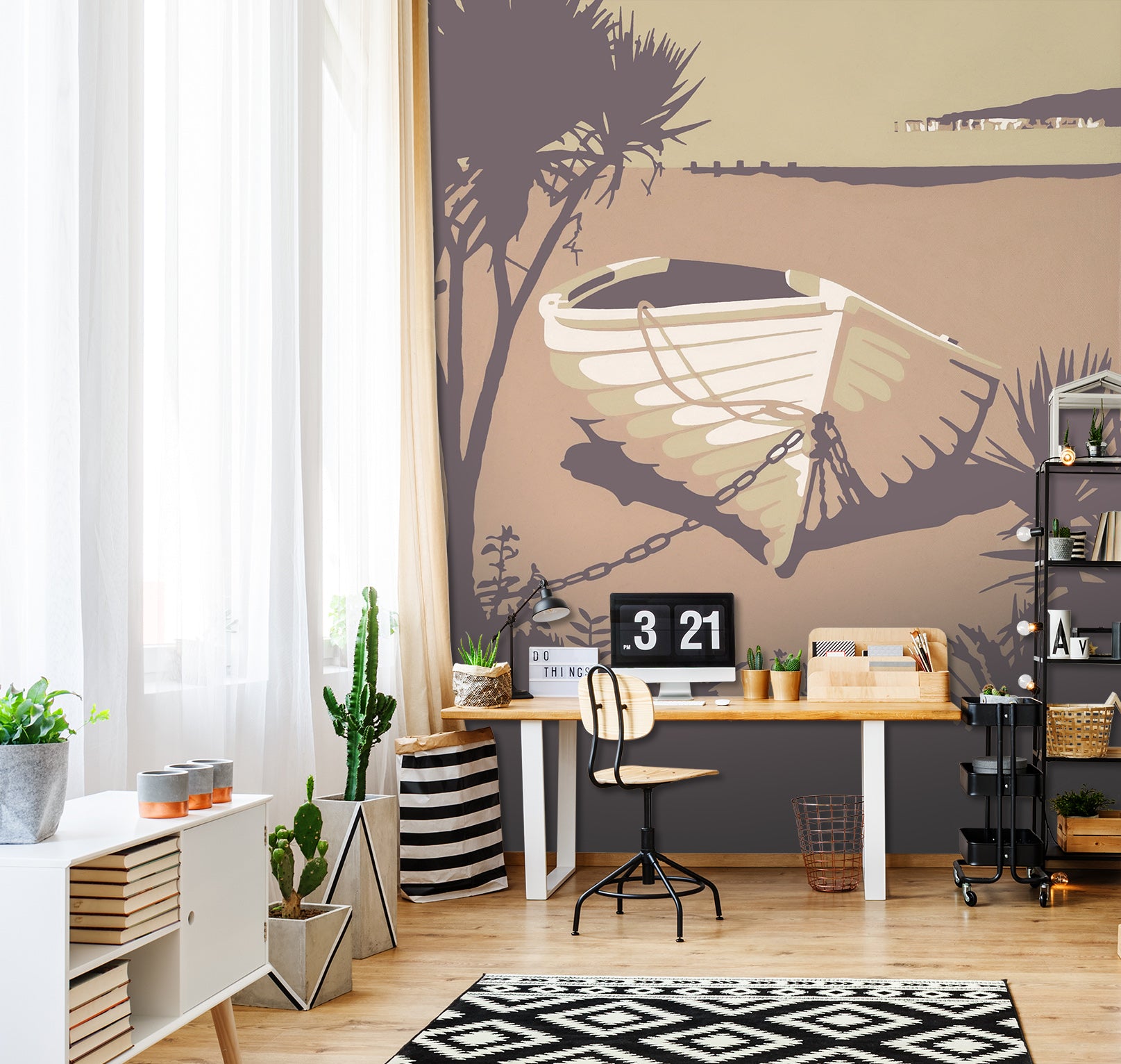 3D Sandbanks The Purbecks 1049 Steve Read Wall Mural Wall Murals