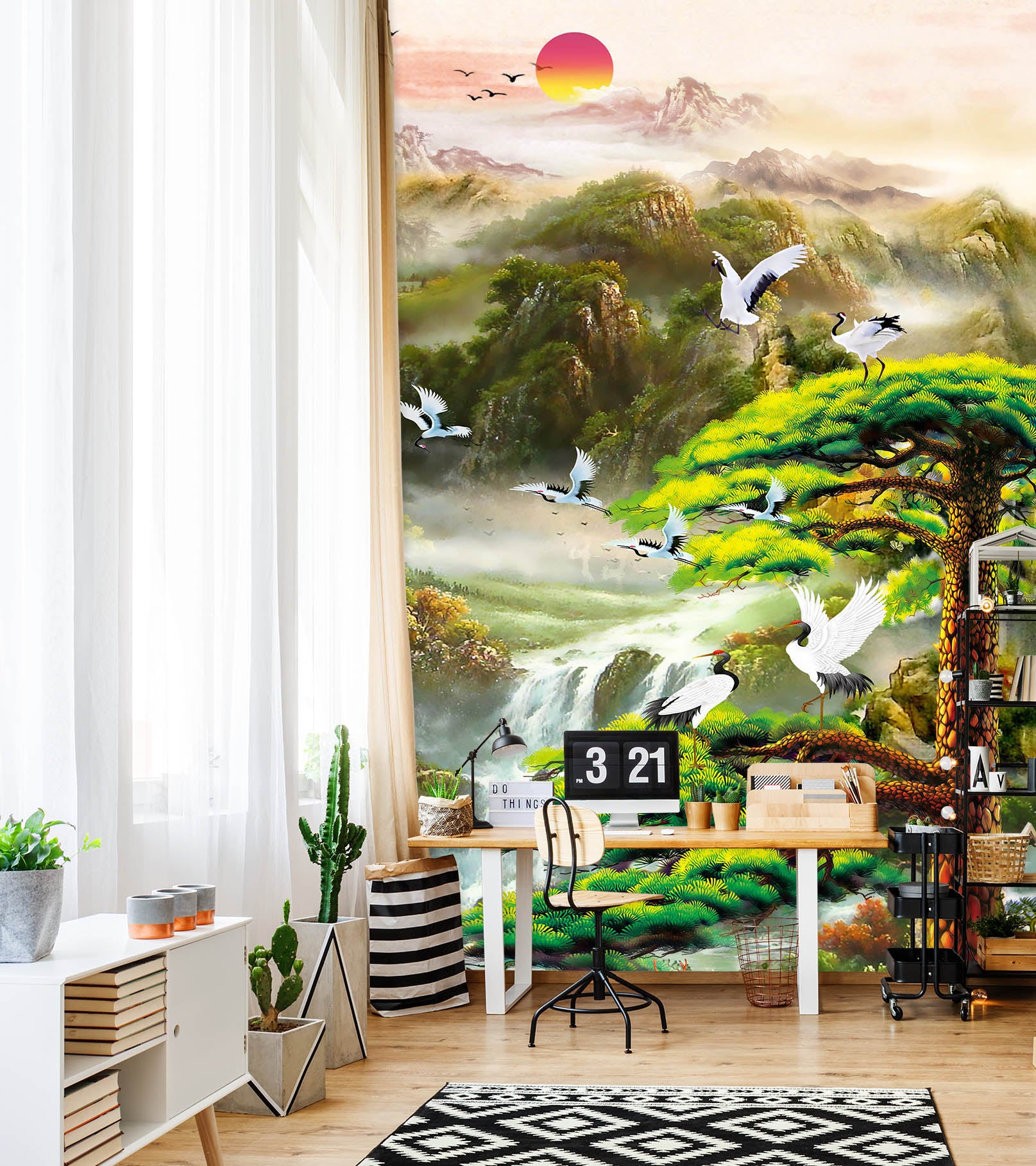 3D Valley Birds 3033 Wall Murals