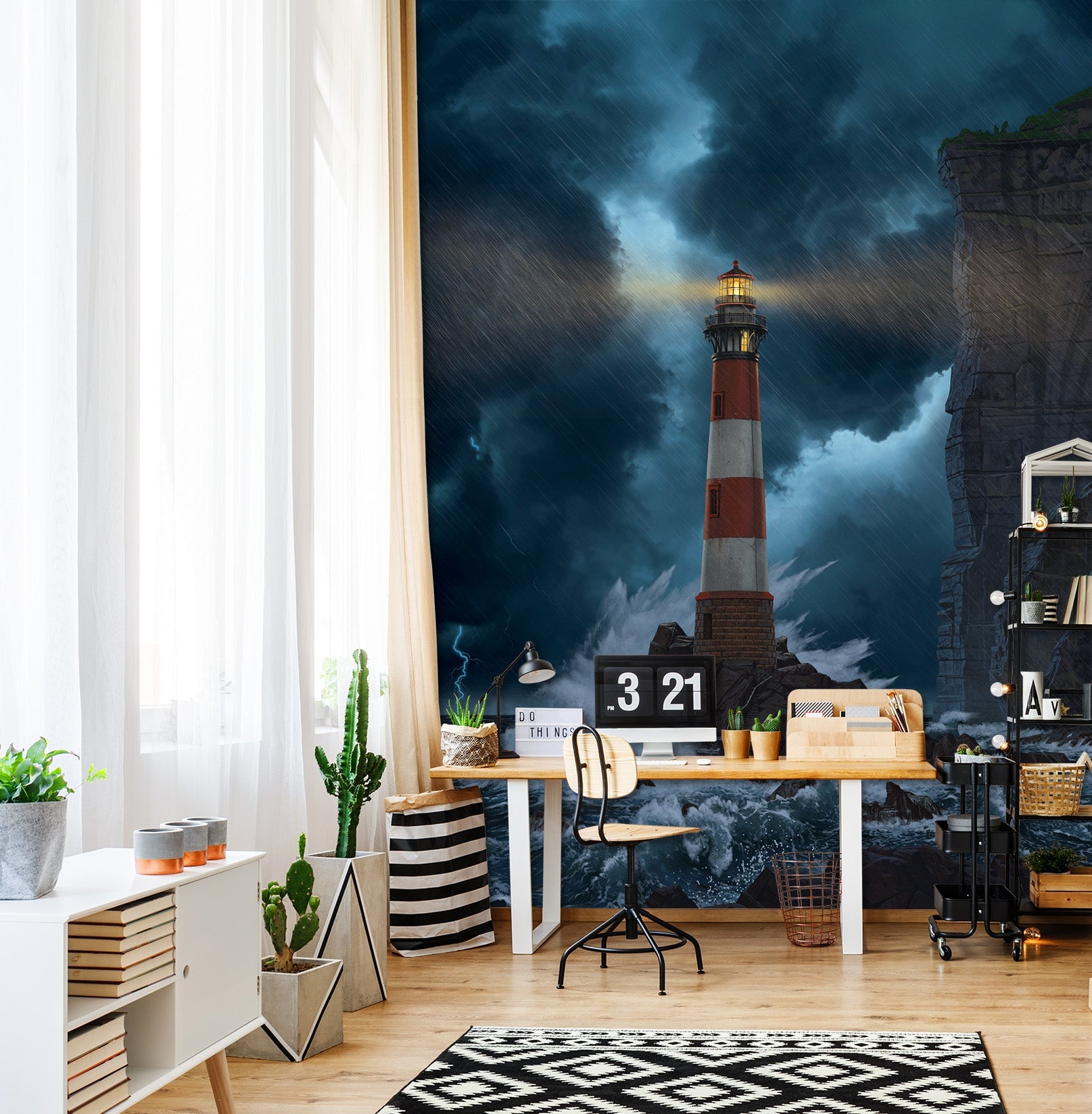 3D Lighthouse 1565 Wall Murals Exclusive Designer Vincent Wallpaper AJ Wallpaper