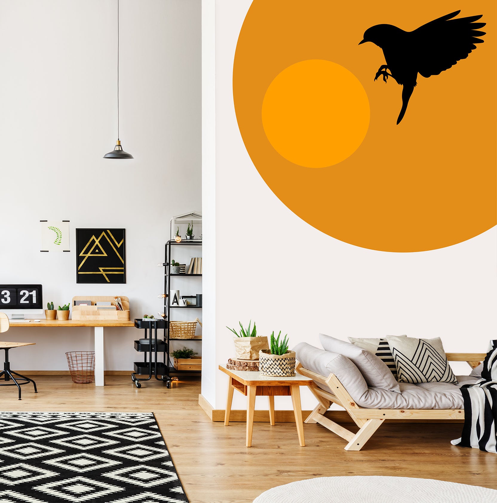 3D Eagle Predator 1518 Boris Draschoff Wall Mural Wall Murals