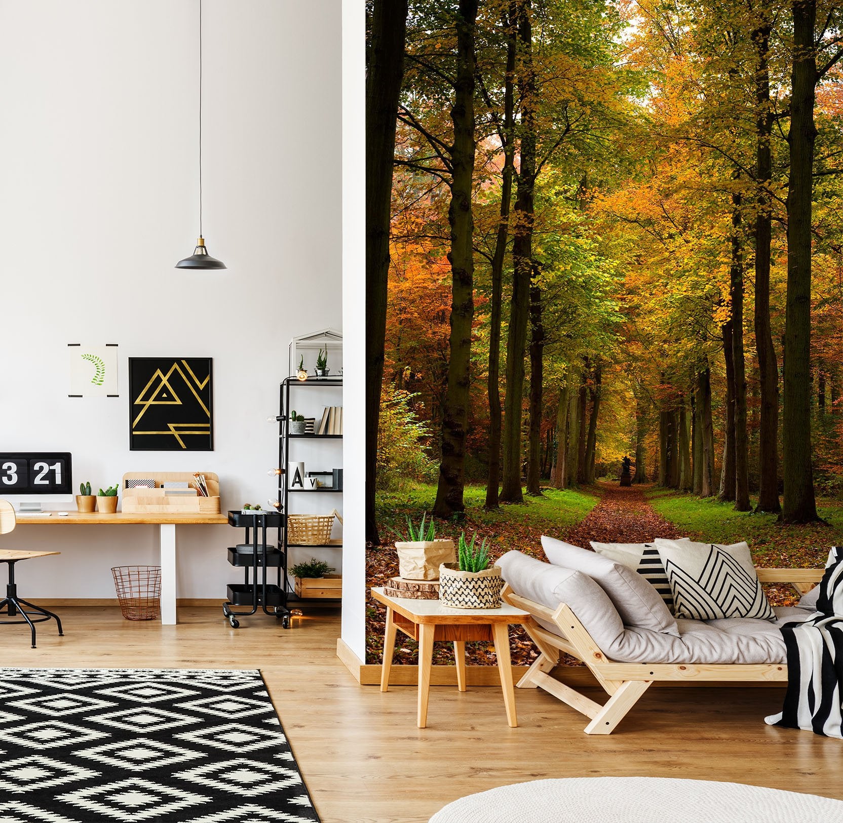 3D Autumn Landscape 1552 Wall Murals Wallpaper AJ Wallpaper