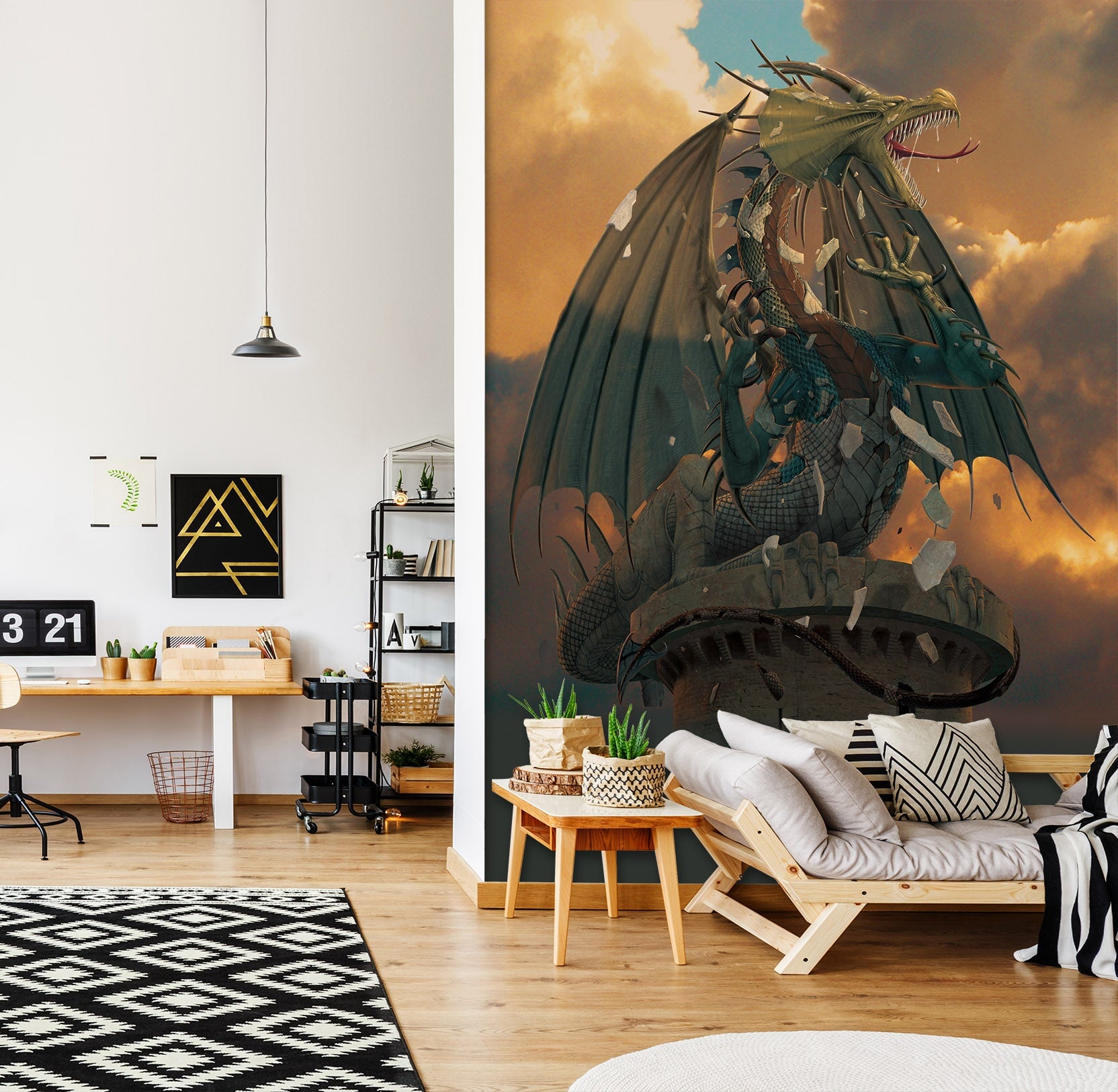 3D The Awakening 1556 Wall Murals Exclusive Designer Vincent Wallpaper AJ Wallpaper