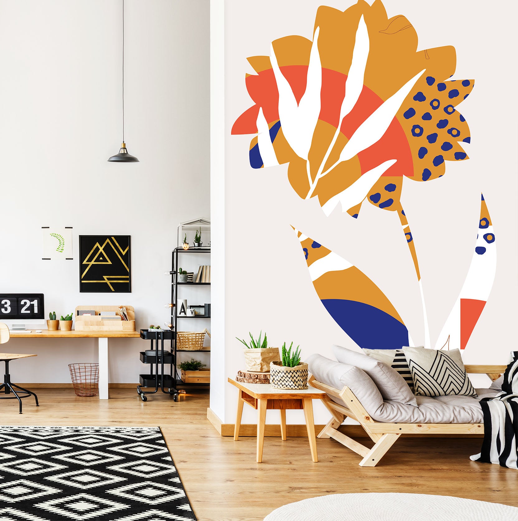 3D Color Pattern 1505 Boris Draschoff Wall Mural Wall Murals