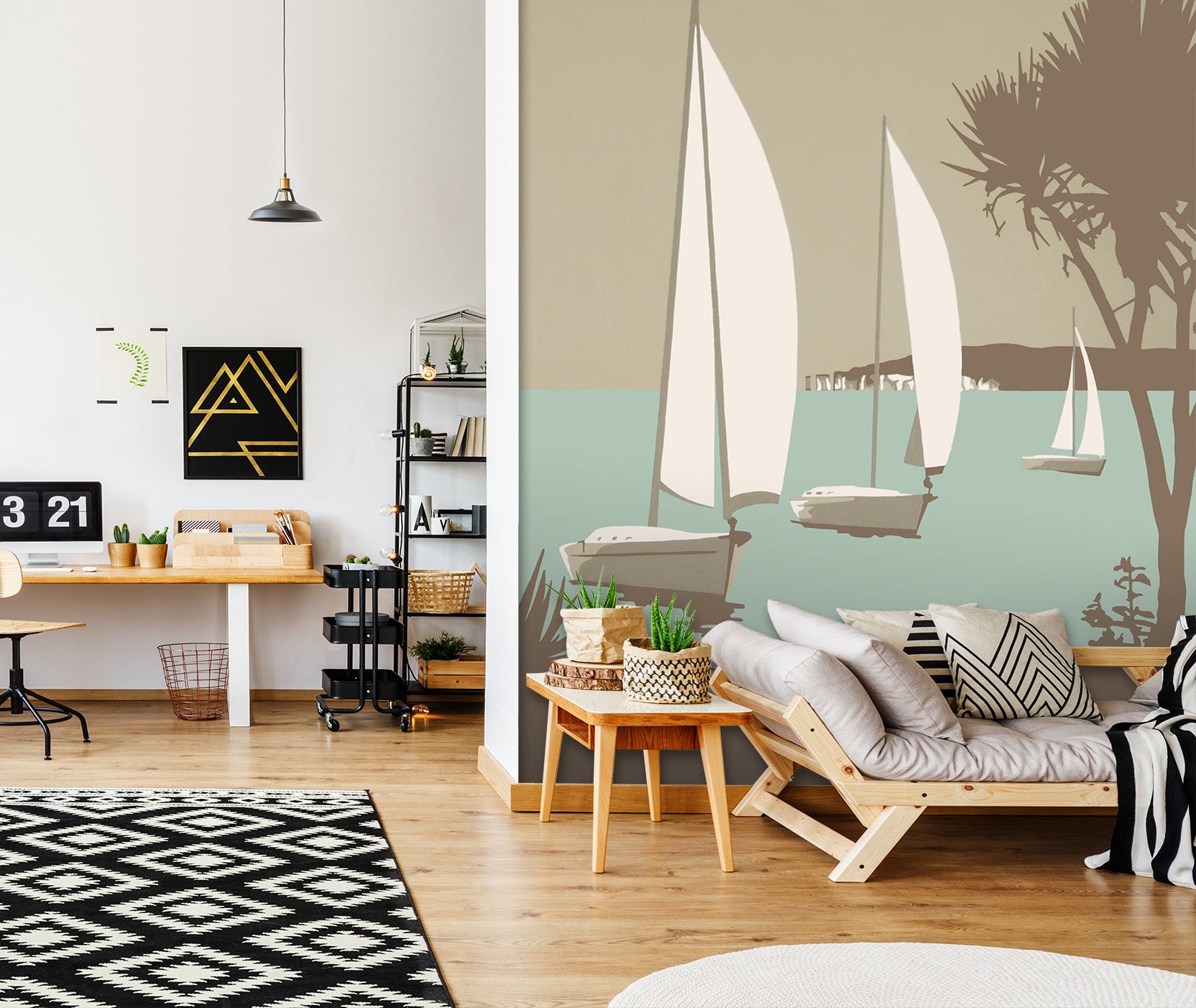 3D Poole The Purbecks 1041 Steve Read Wall Mural Wall Murals