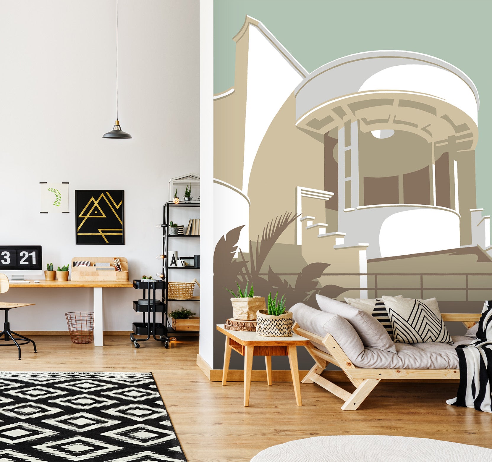 3D Tate St Ives 1073 Steve Read Wall Mural Wall Murals