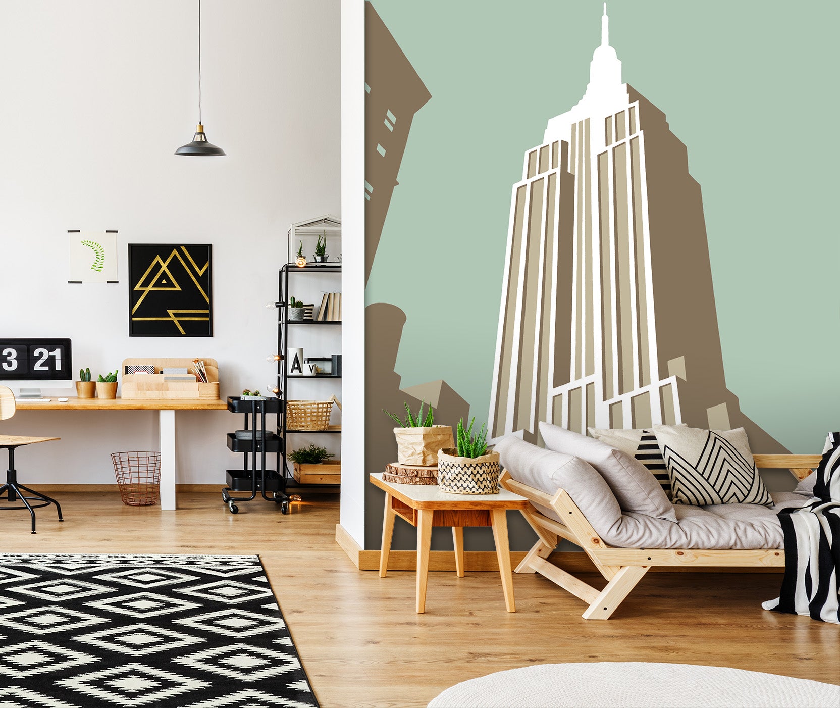 3D Manhattan 1022 Steve Read Wall Mural Wall Murals