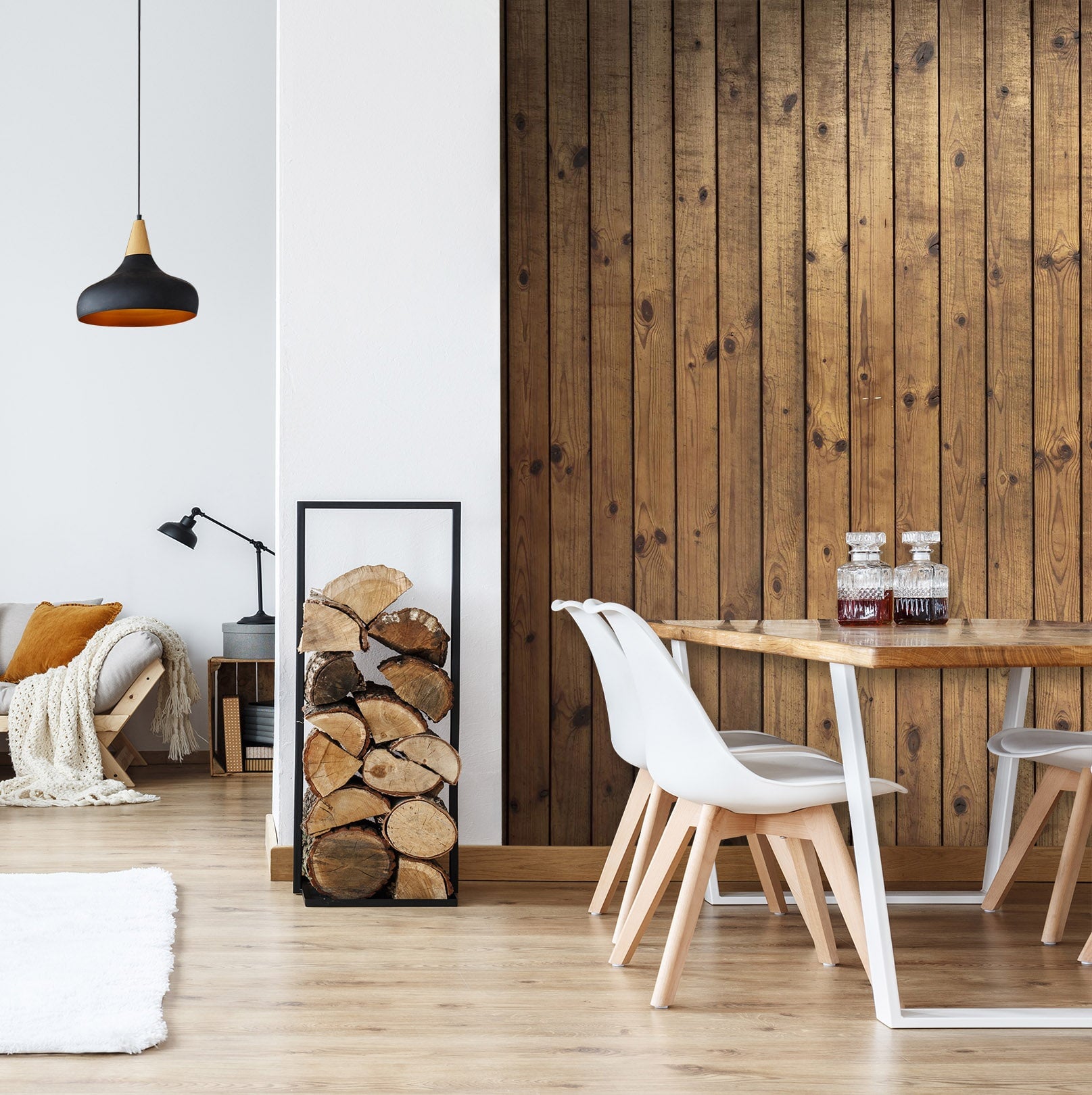 3D Vertical Board 004 Wall Murals Wallpaper AJ Wallpaper 2