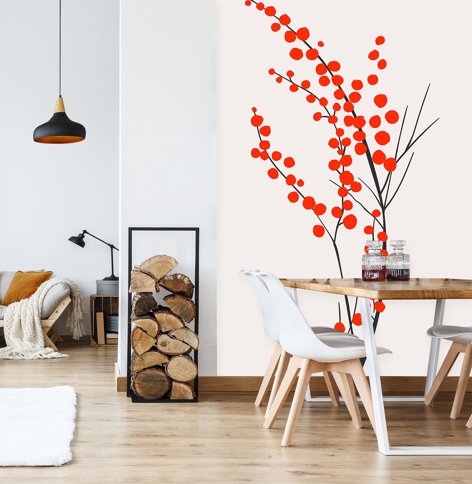 3D Red Fruit 1539 Boris Draschoff Wall Mural Wall Murals