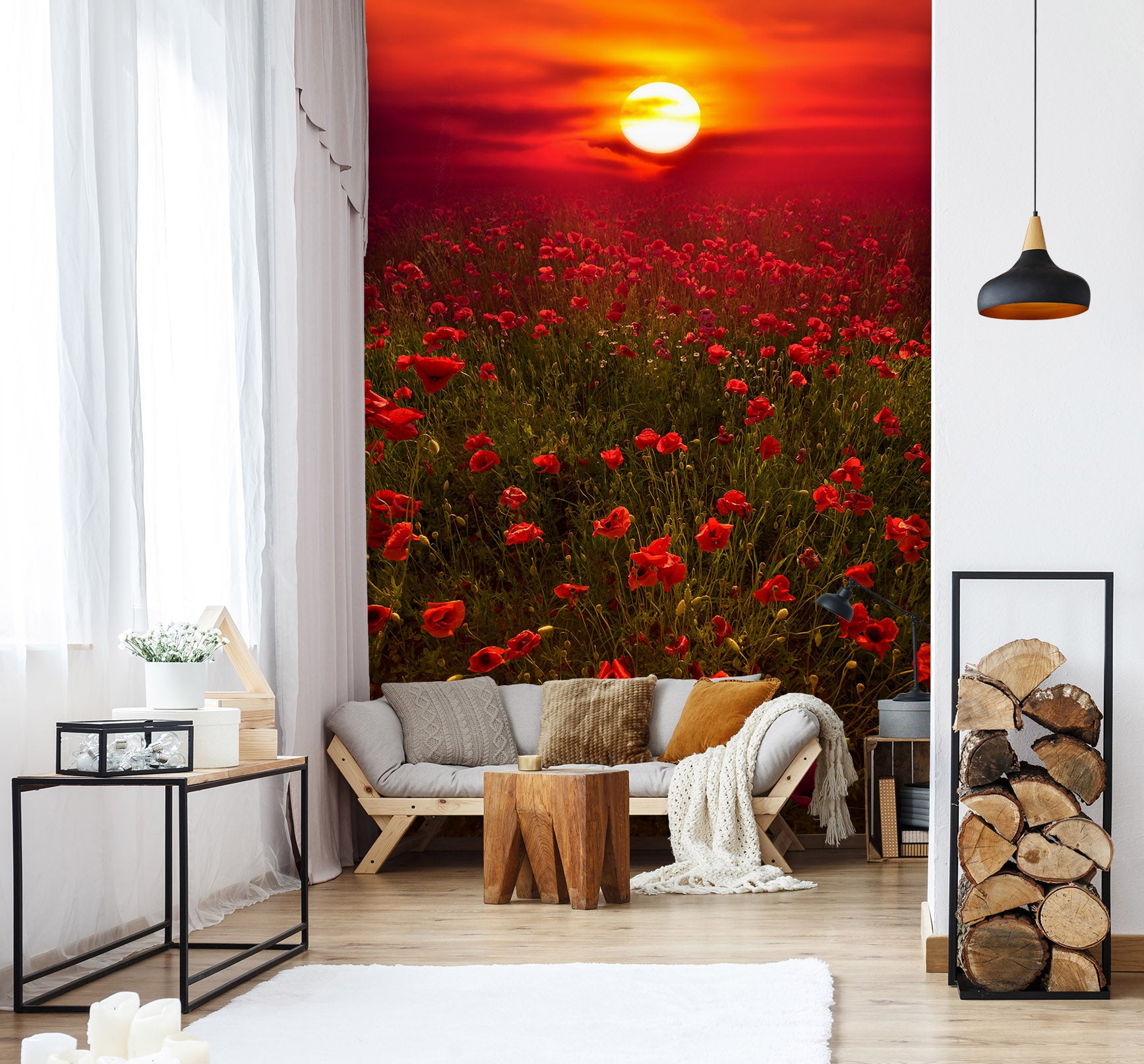 3D Warm Sunset 1460 Marco Carmassi Wall Mural Wall Murals