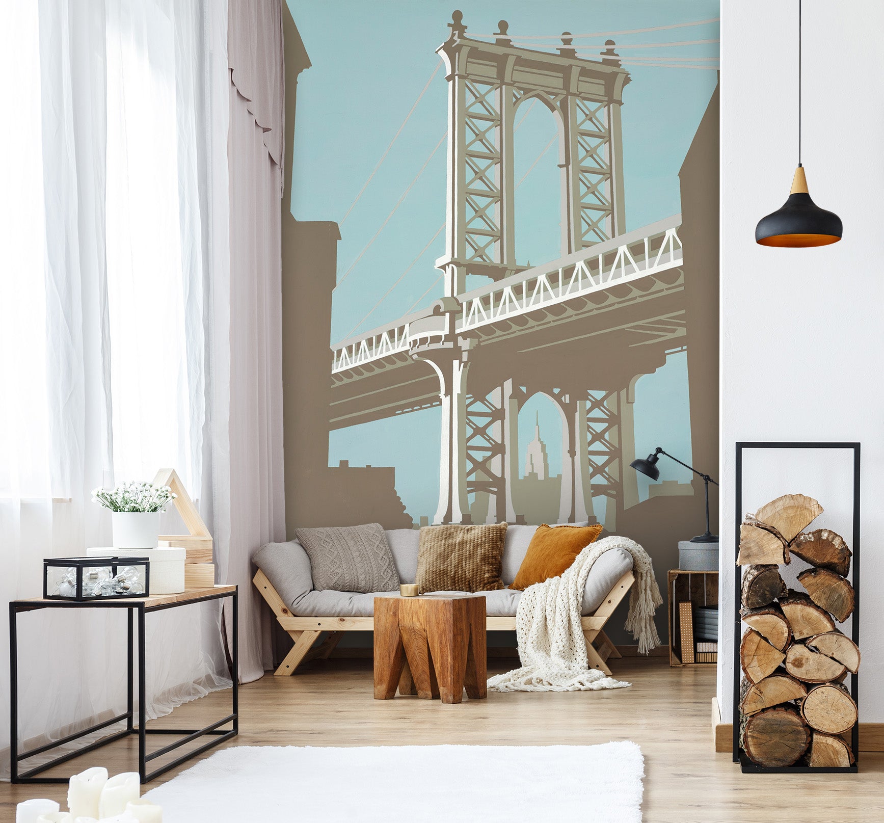 3D New York 1029 Steve Read Wall Mural Wall Murals