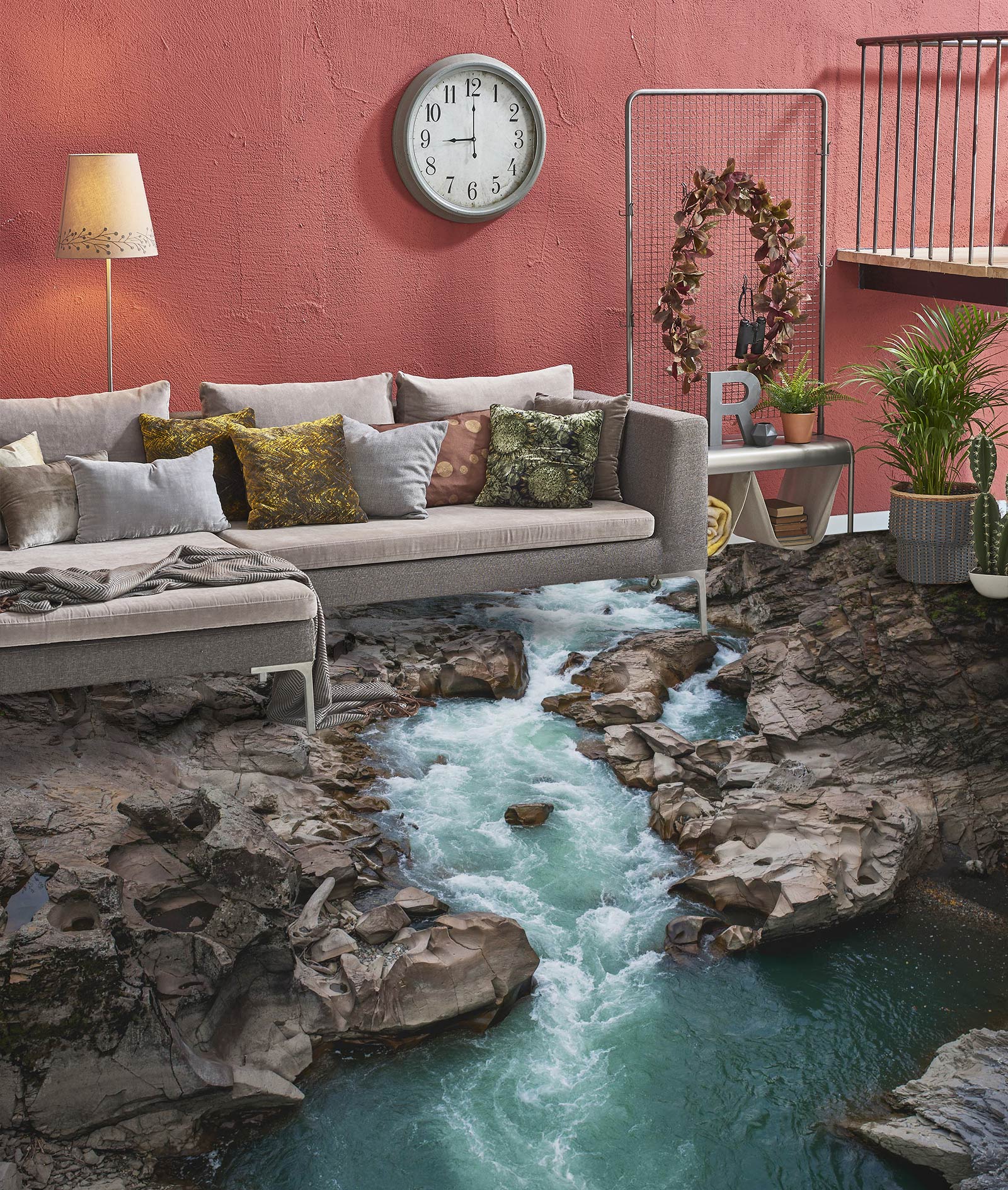 3D Water Mood 1031 Floor Mural Wallpaper Murals Self-Adhesive Removable Print Epoxy