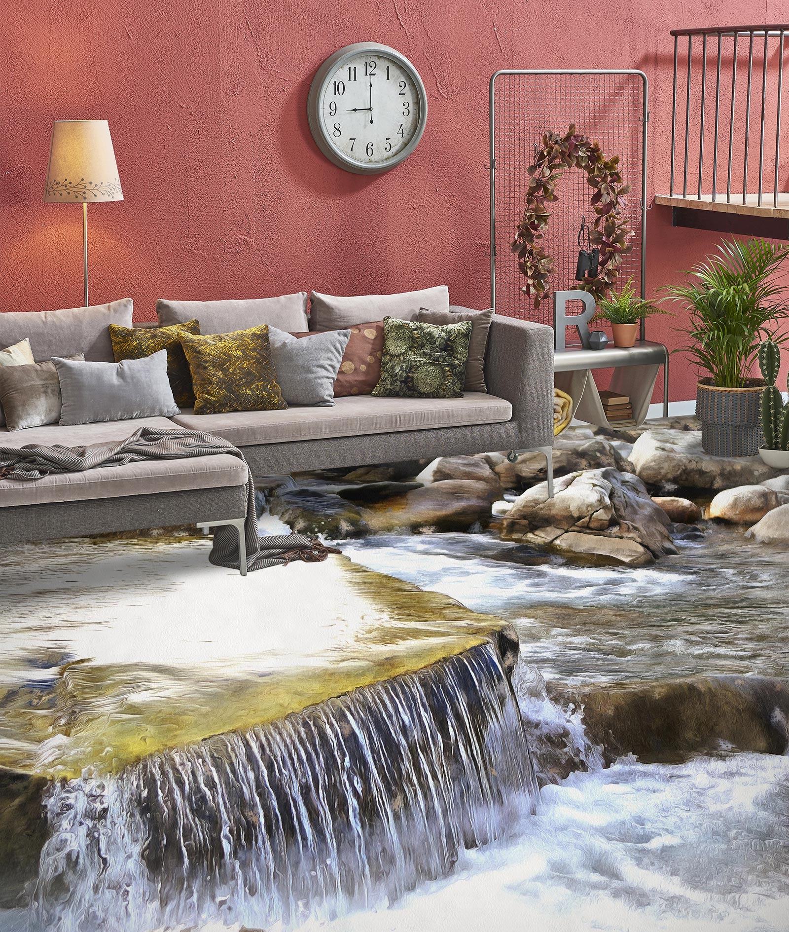 3D Frozen Water Art 1083 Floor Mural Wallpaper Murals Self-Adhesive Removable Print Epoxy