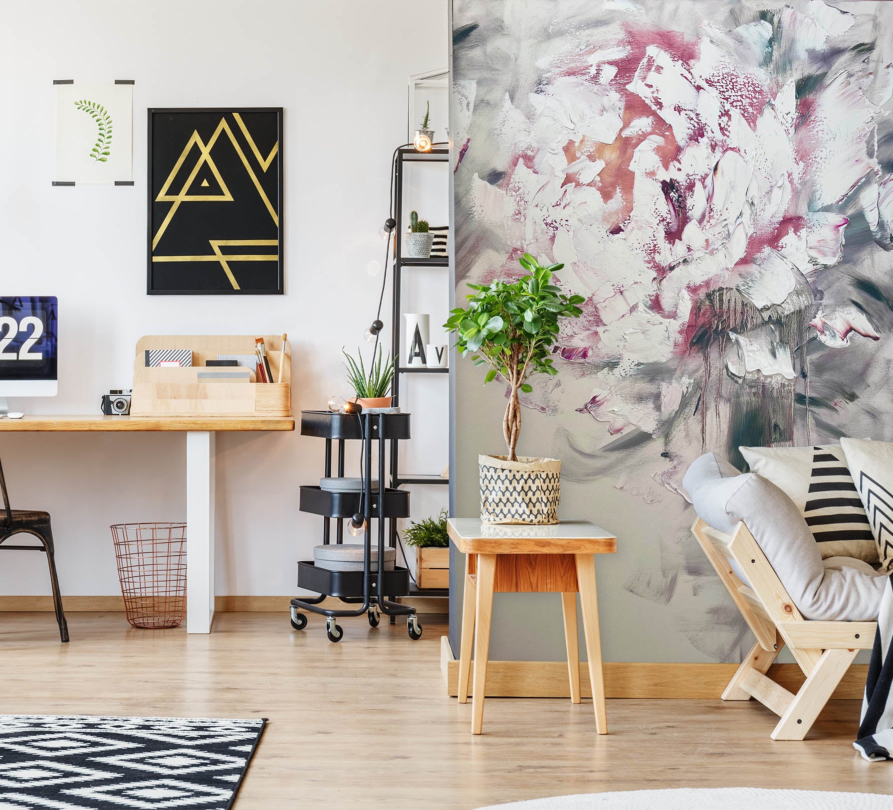 3D Paint Flower 3012 Skromova Marina Wall Mural Wall Murals