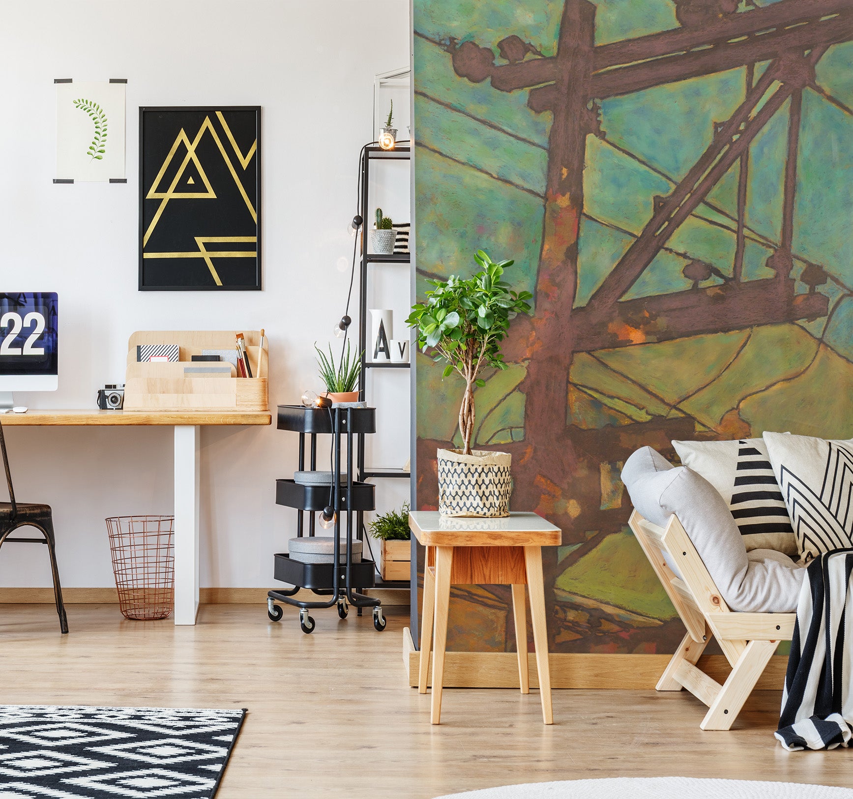 3D Quiet Night 266 Allan P. Friedlander Wall Mural Wall Murals