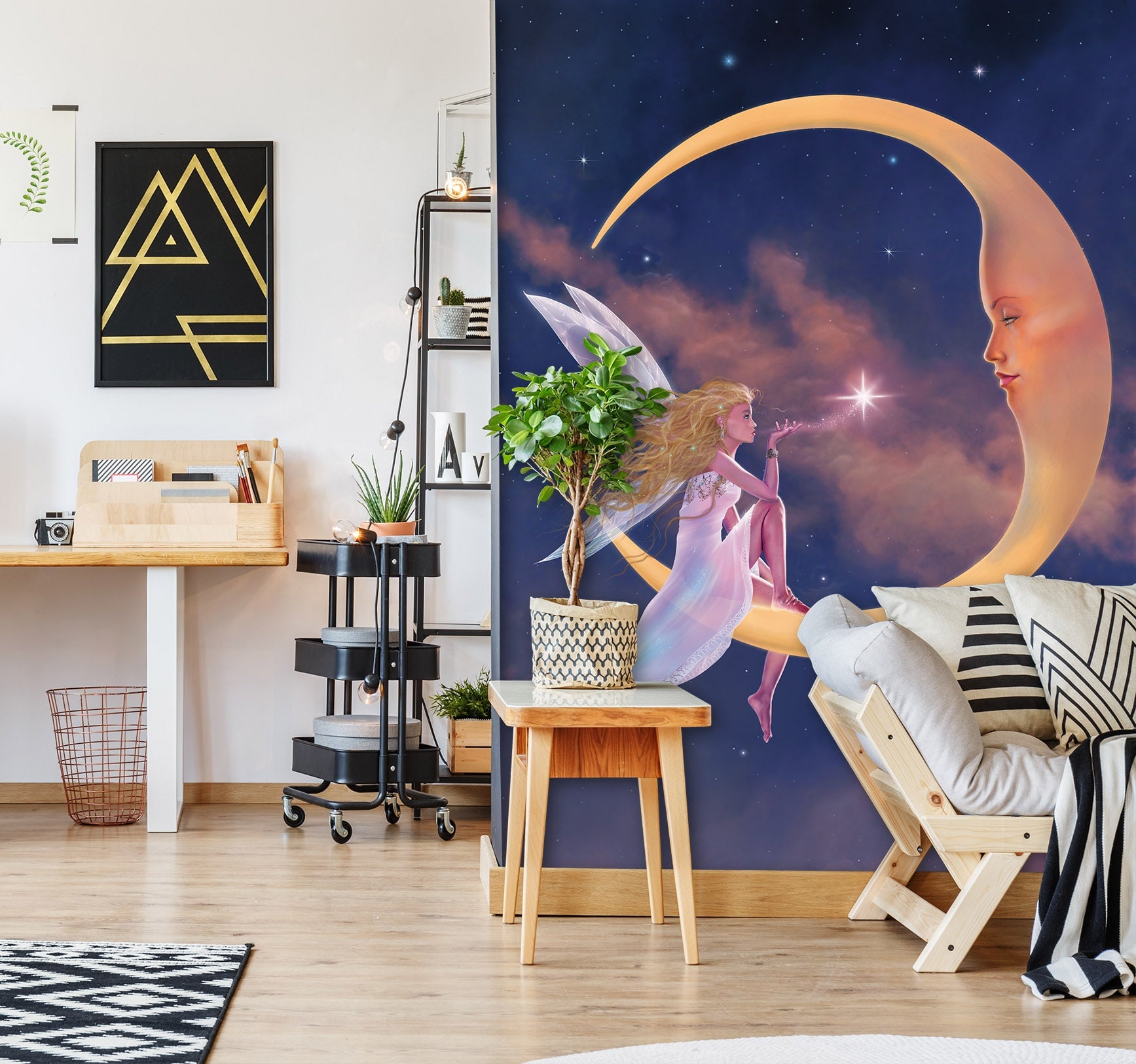 3D Star Kiss 1553 Wall Murals Exclusive Designer Vincent Wallpaper AJ Wallpaper