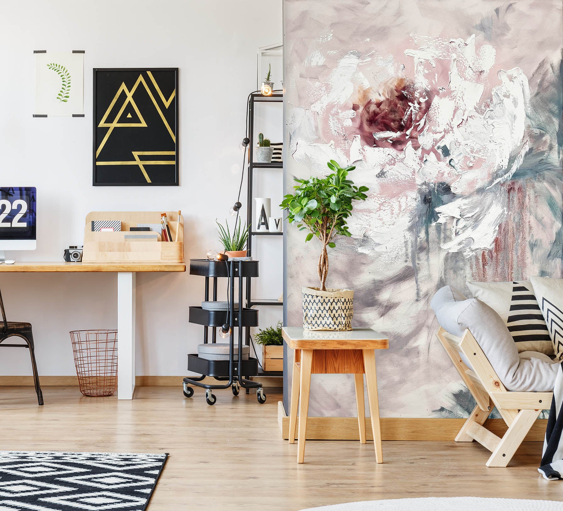 3D Painted Art Flower 3121 Skromova Marina Wall Mural Wall Murals