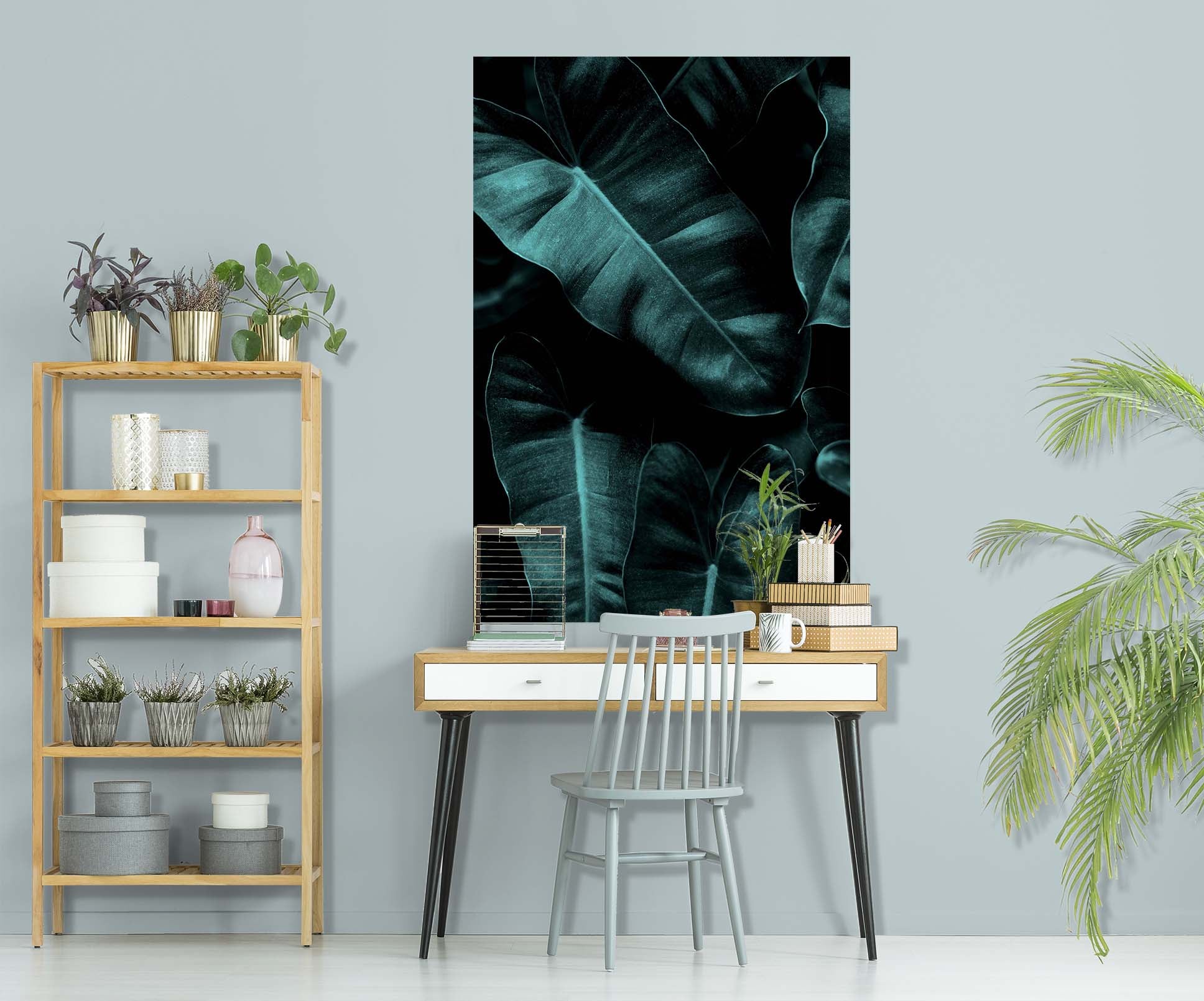 3D Night Leaves 221 Boris Draschoff Wall Sticker