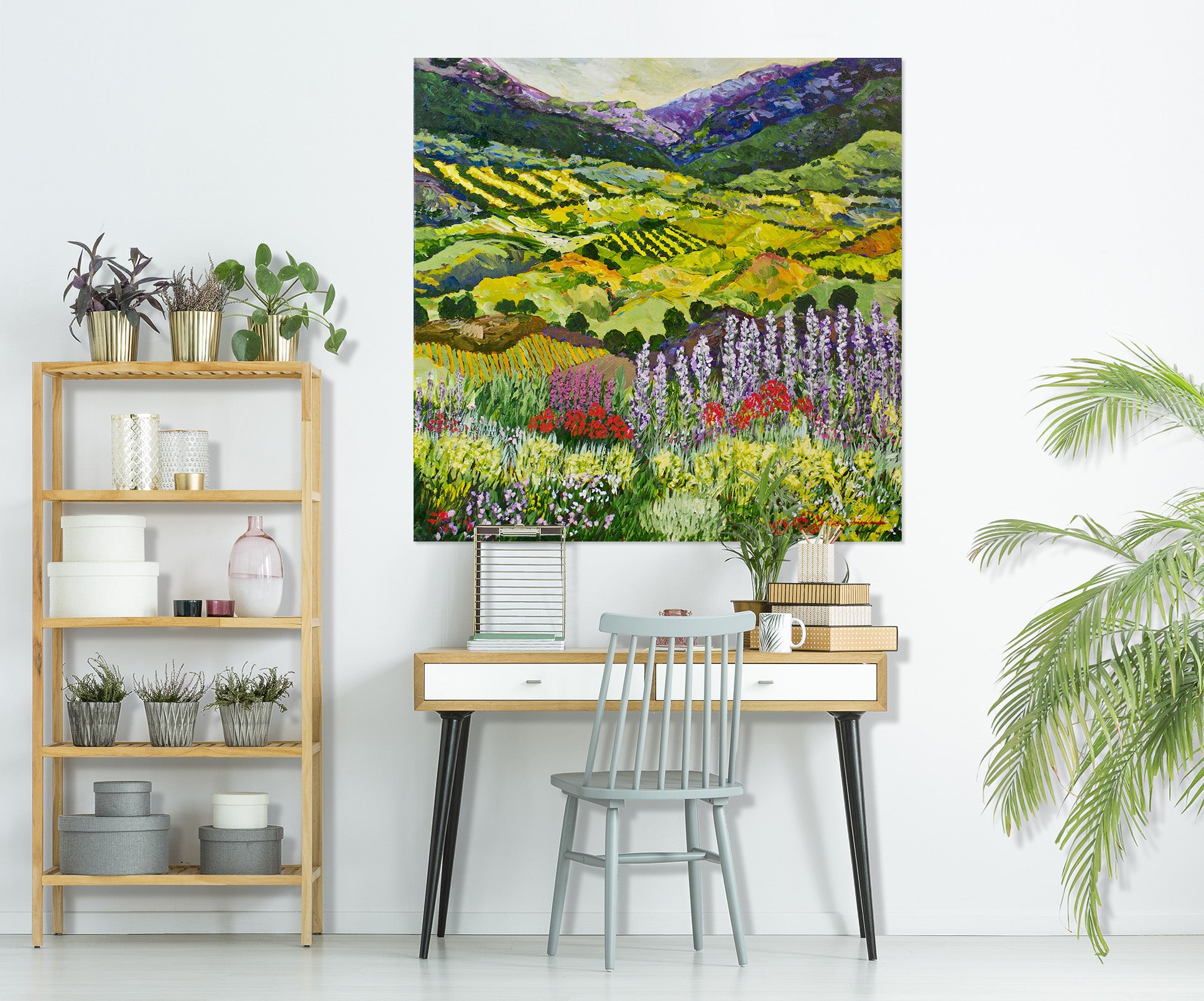 3D Wildflower Valley 170 Allan P. Friedlander Wall Sticker