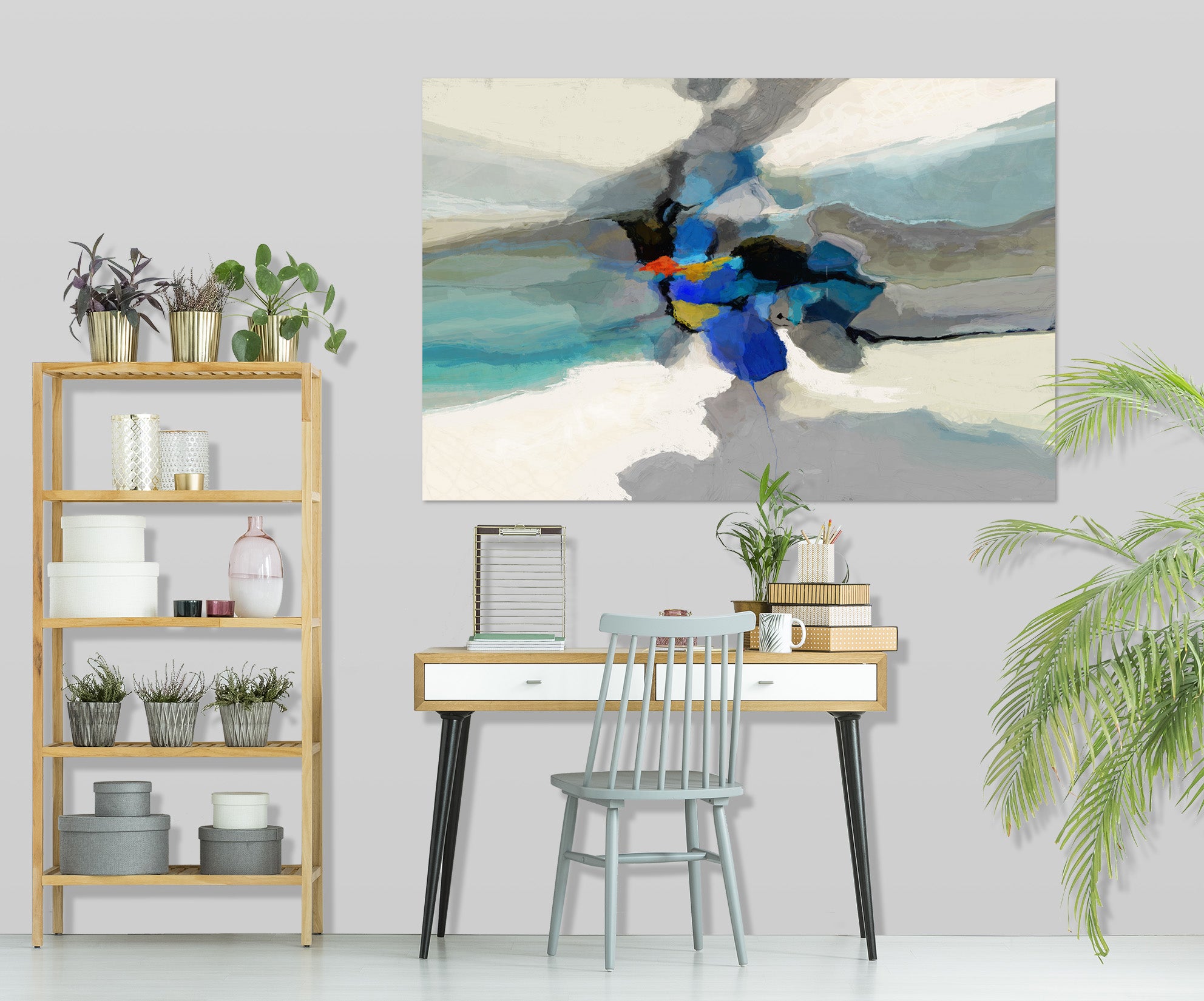 3D Color Splash 005 Michael Tienhaara Wall Sticker