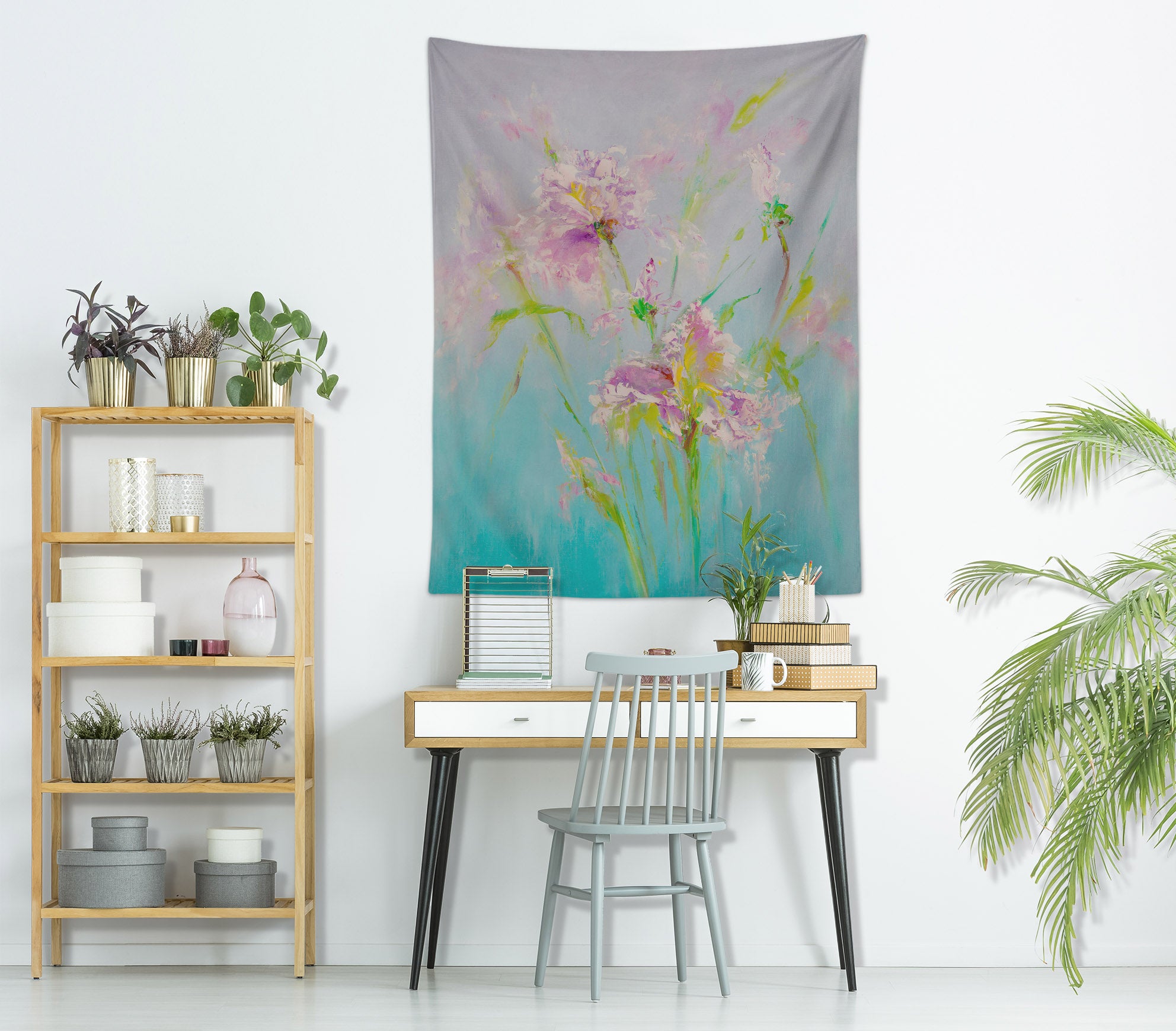 3D Purple Flower 3640 Skromova Marina Tapestry Hanging Cloth Hang