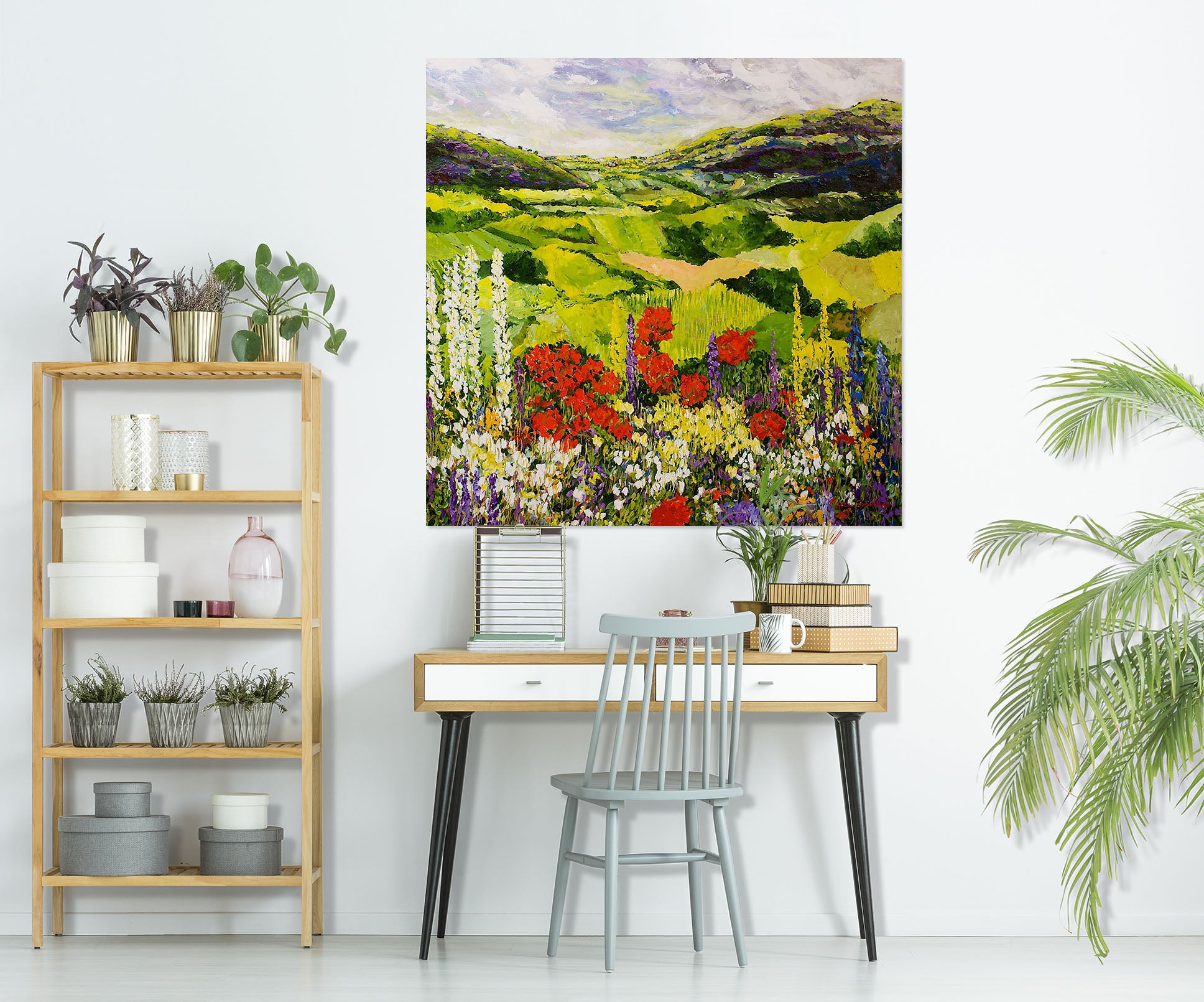 3D Meadow Lark 172 Allan P. Friedlander Wall Sticker