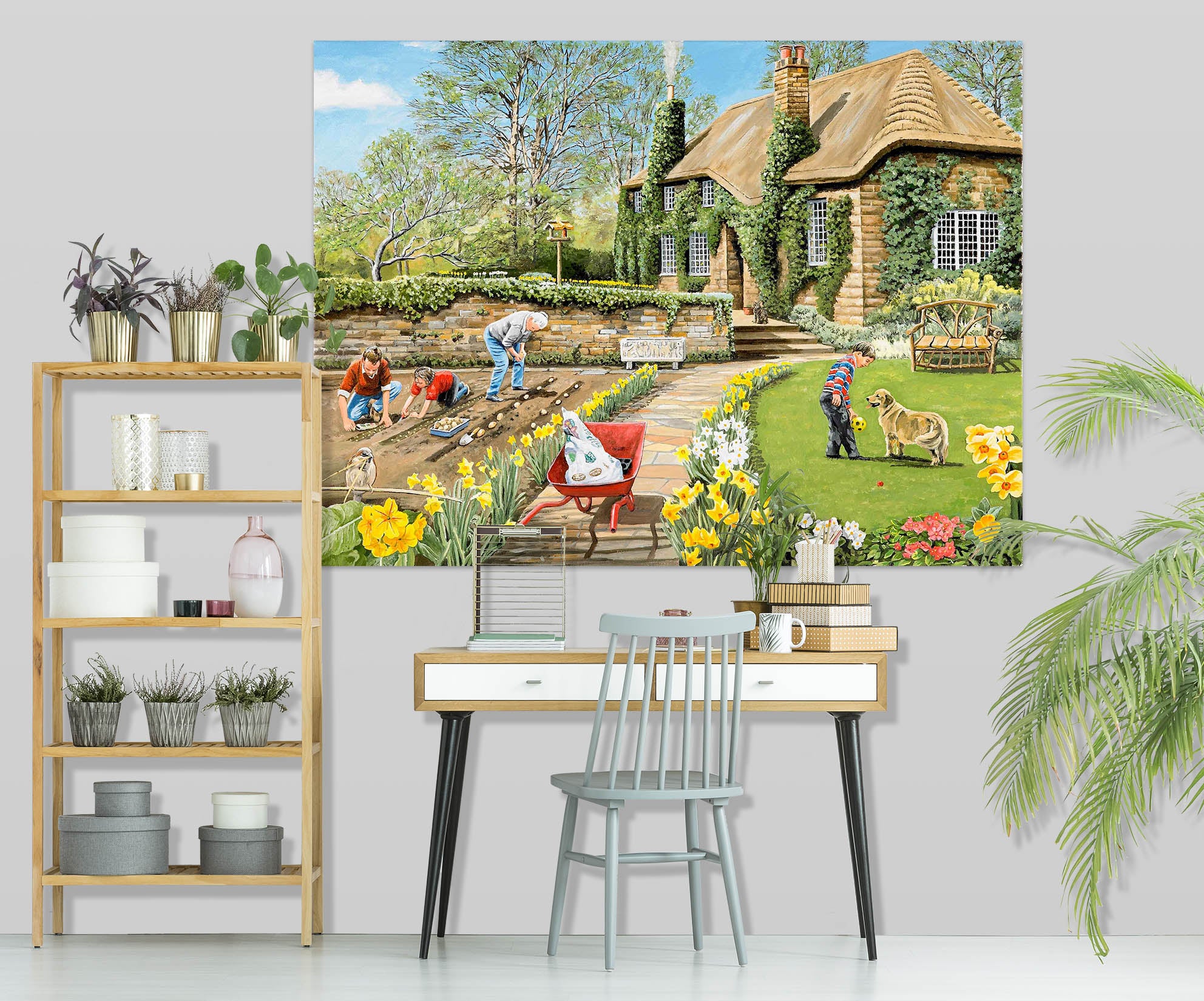3D Spring Gardening 061 Trevor Mitchell Wall Sticker