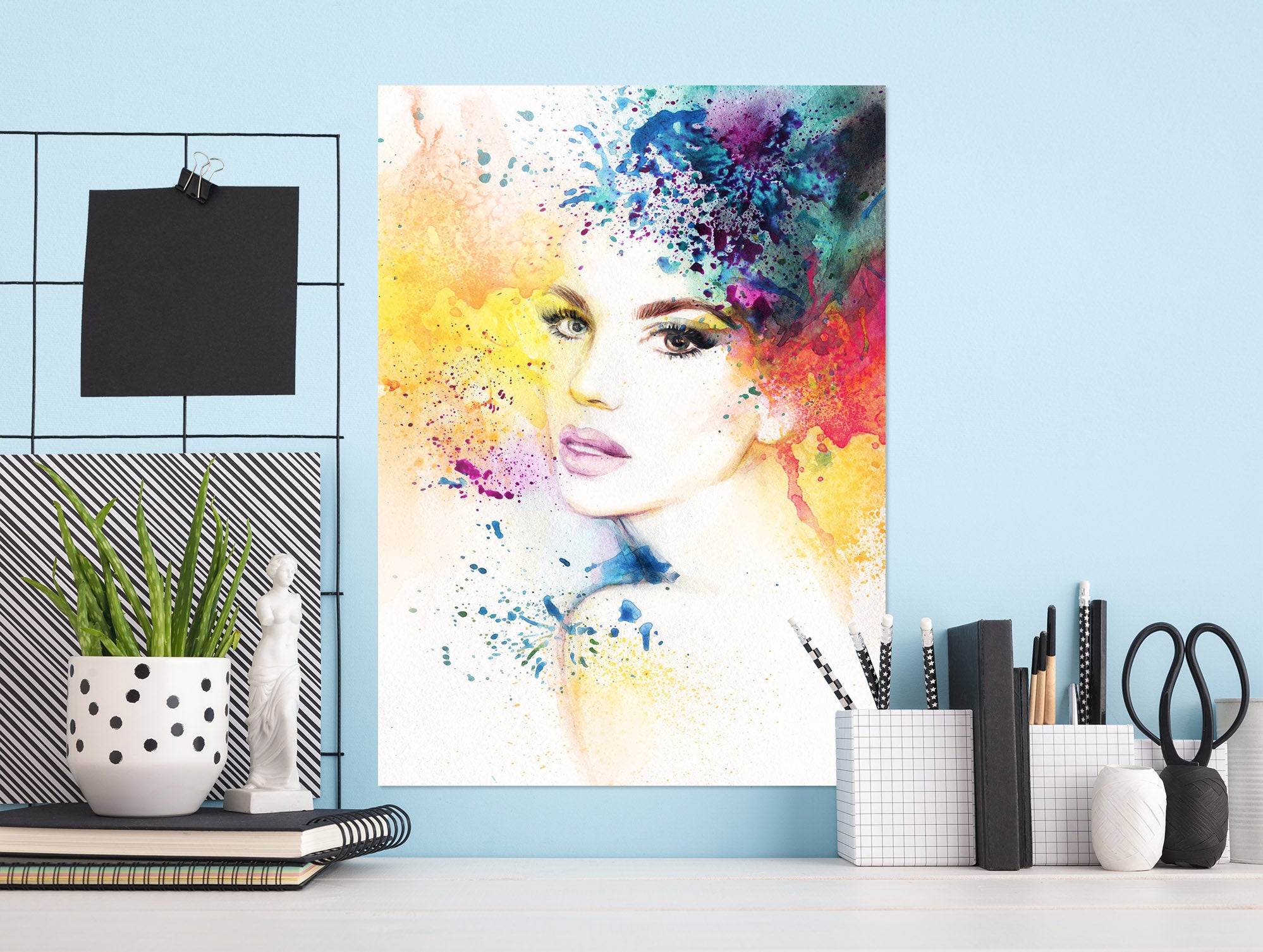 3D Model Woman 1011 Wall Sticker