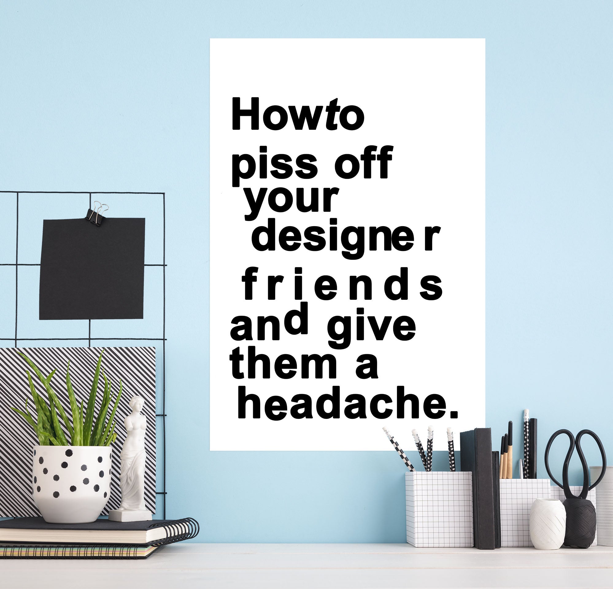 3D Flag Letters 224 Boris Draschoff Wall Sticker