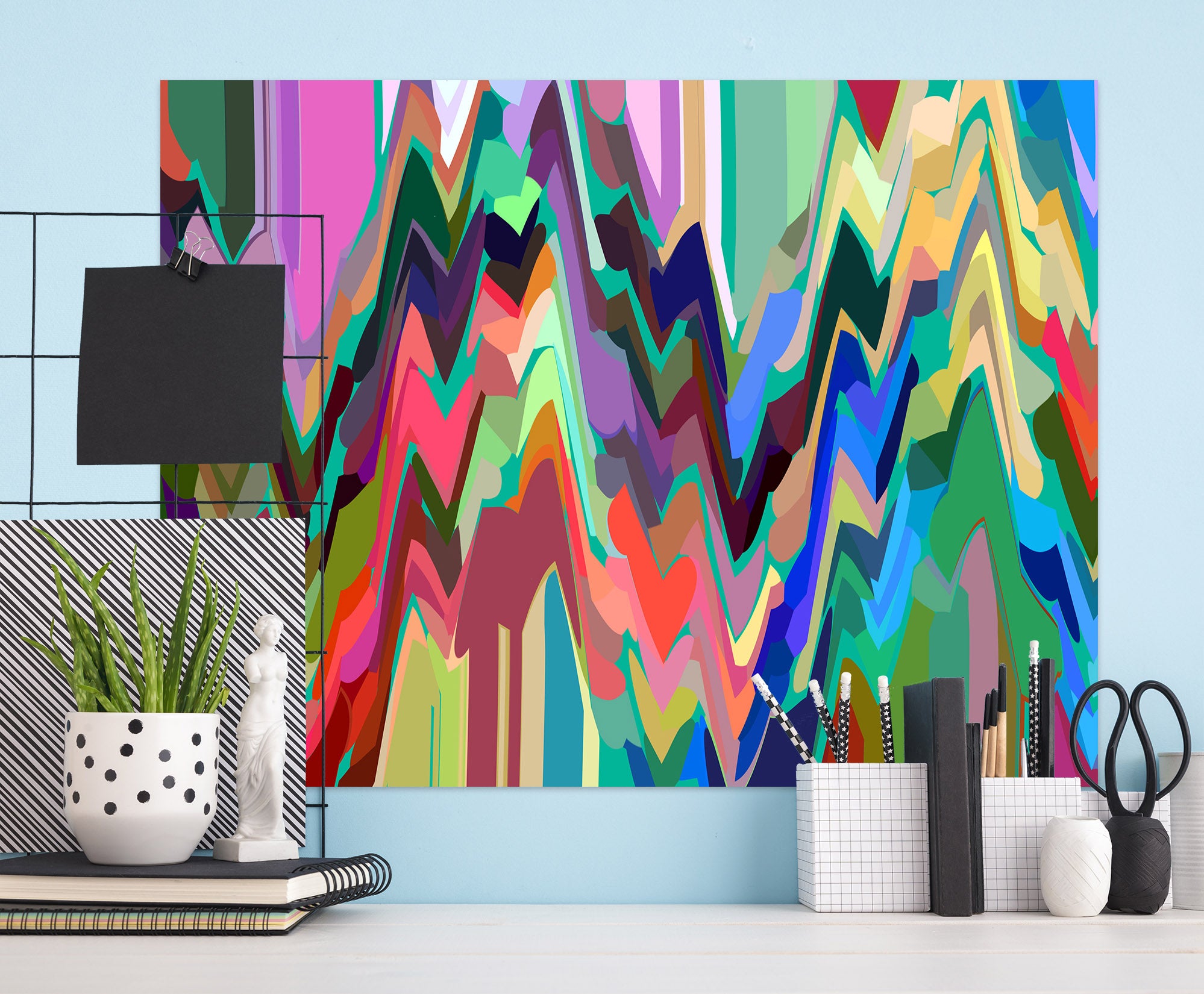 3D Colored Trees 71122 Shandra Smith Wall Sticker