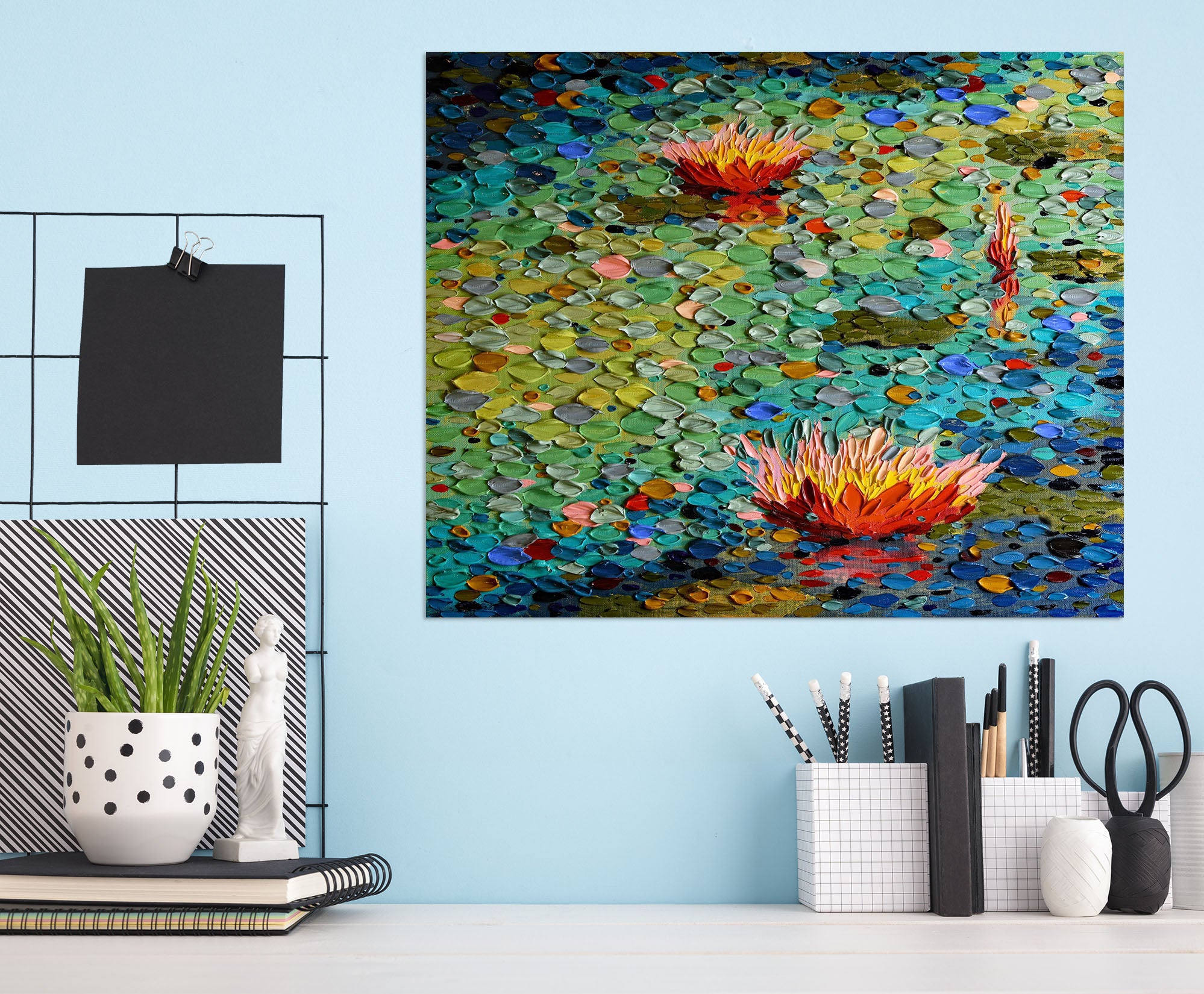 3D Lotus Light 026 Dena Tollefson Wall Sticker