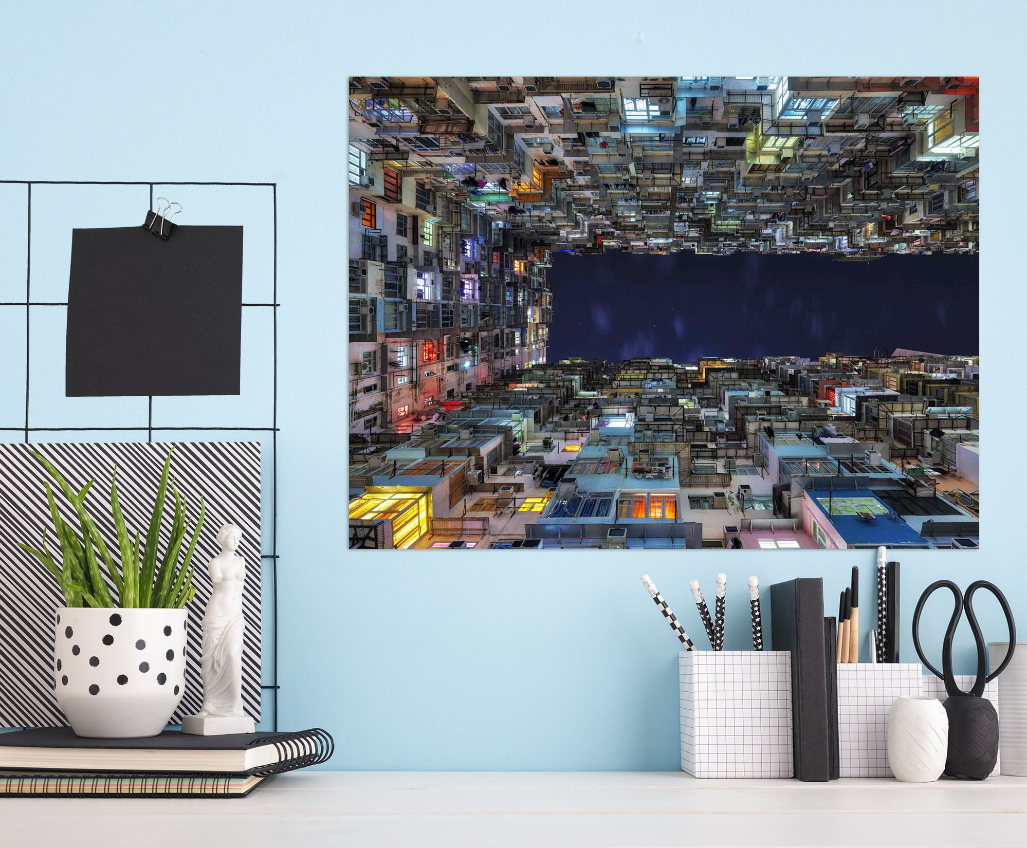 3D Tall Building 142 Marco Carmassi Wall Sticker