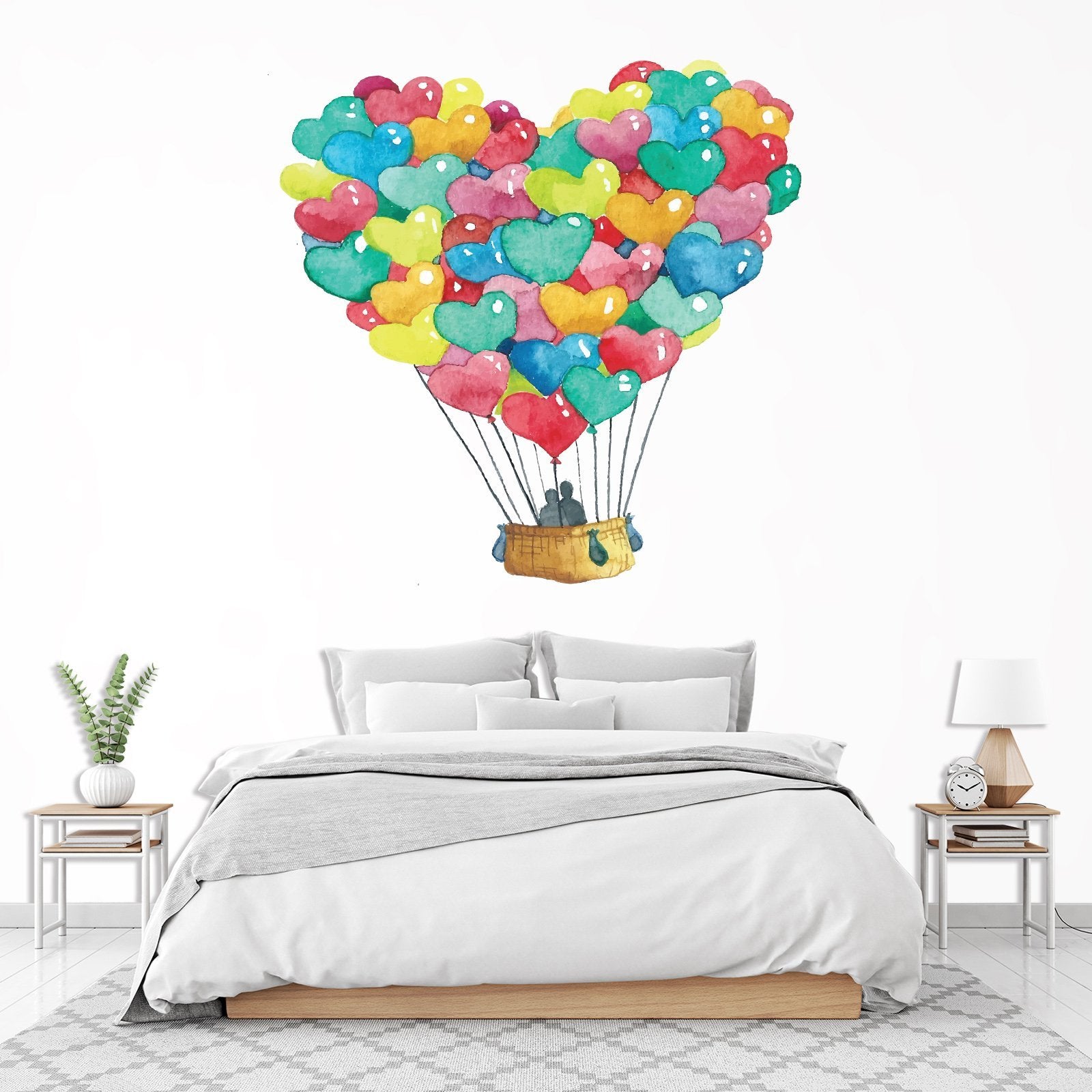 3D Love Balloon 238 Wall Stickers Wallpaper AJ Wallpaper