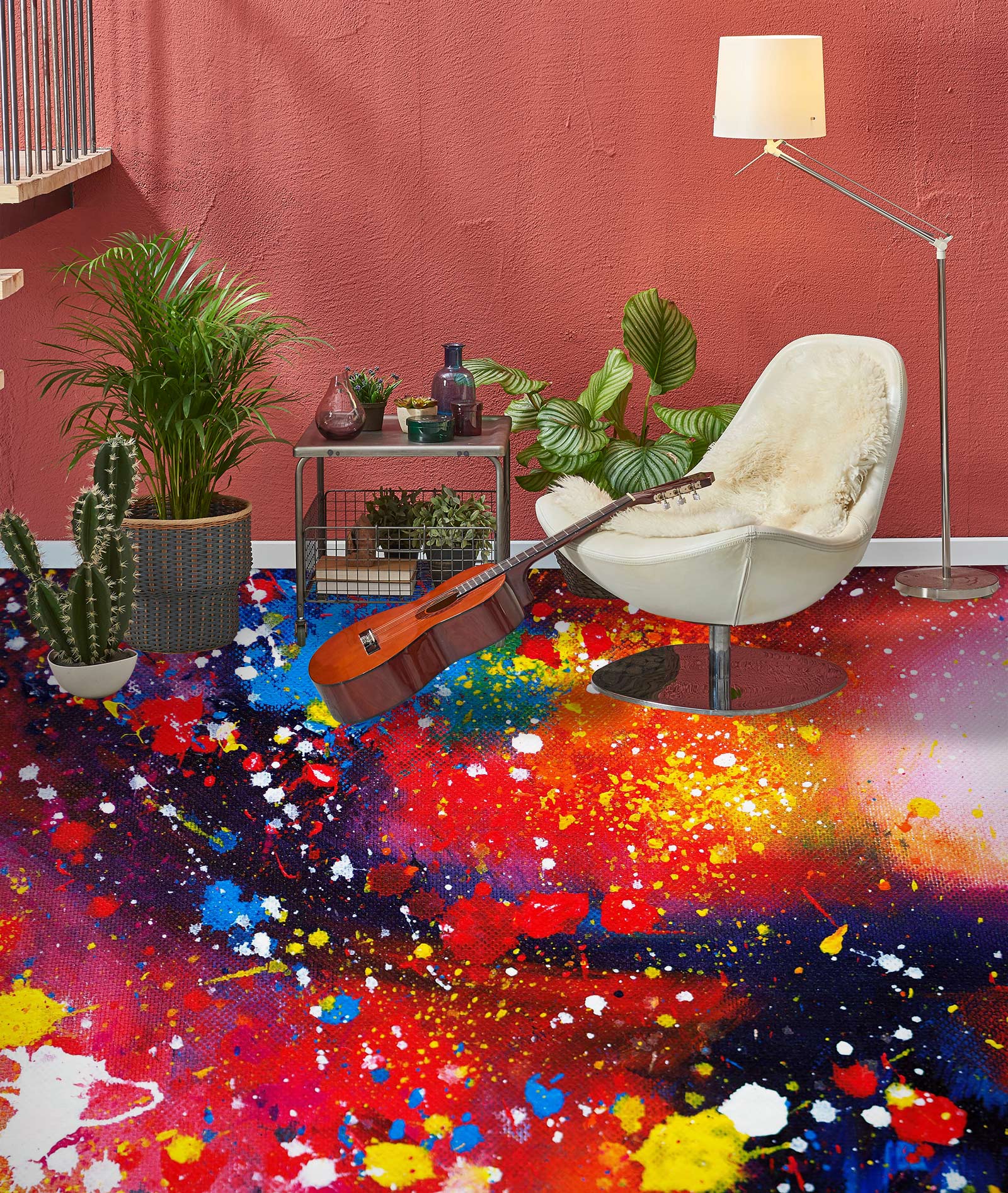 3D Rich Artistic Oil Painting 1129 Floor Mural Wallpaper Murals Self-Adhesive Removable Print Epoxy