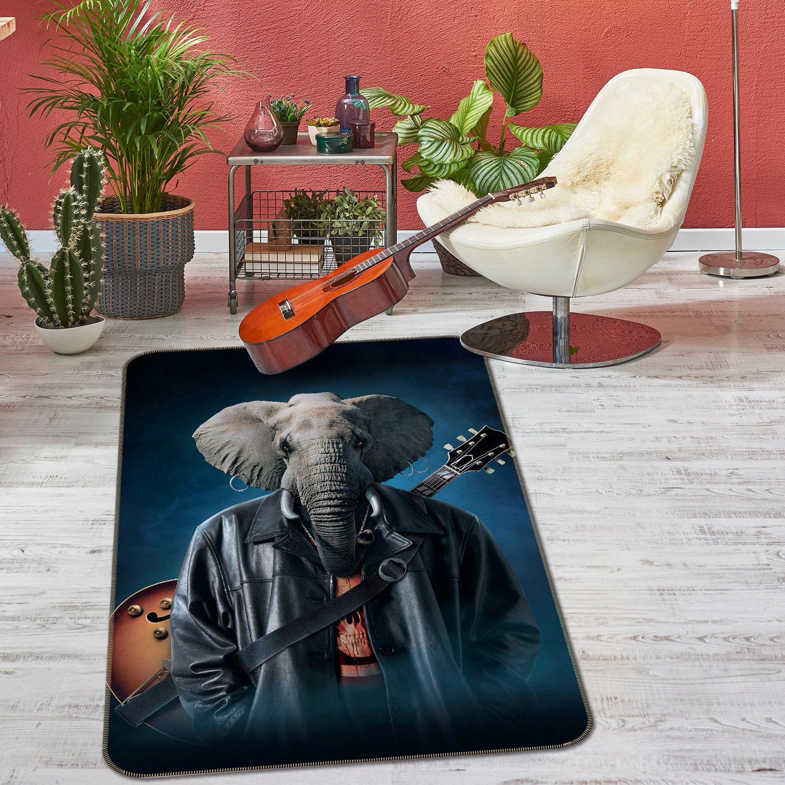 3D Elephice Cooper 1035 Vincent Hie Rug Non Slip Rug Mat