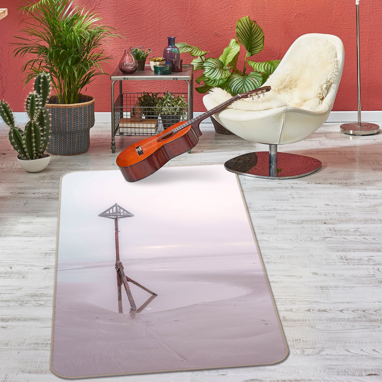 3D Tripod 200 Assaf Frank Rug Non Slip Rug Mat