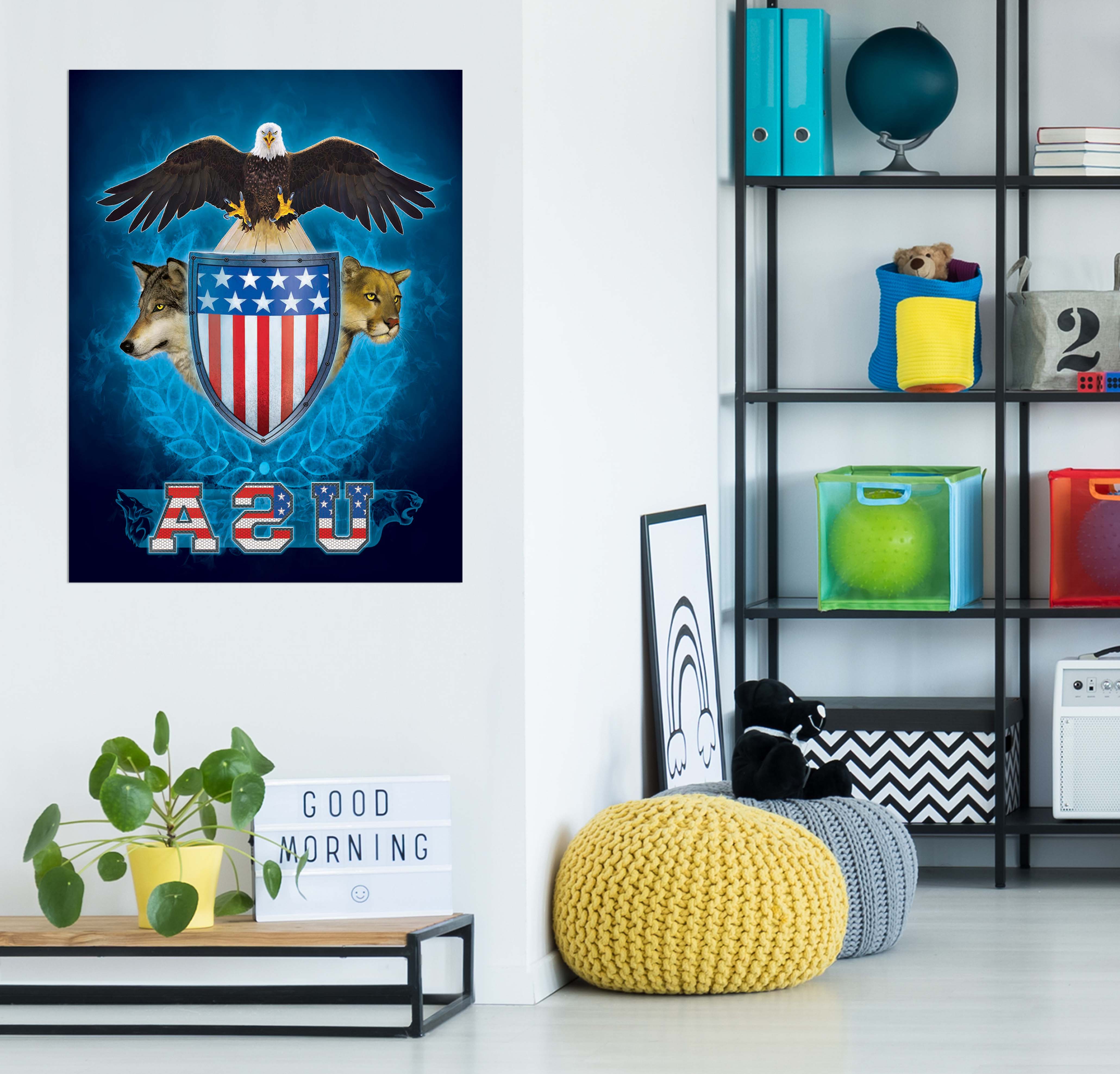 3D USA Trinity 089 Vincent Hie Wall Sticker