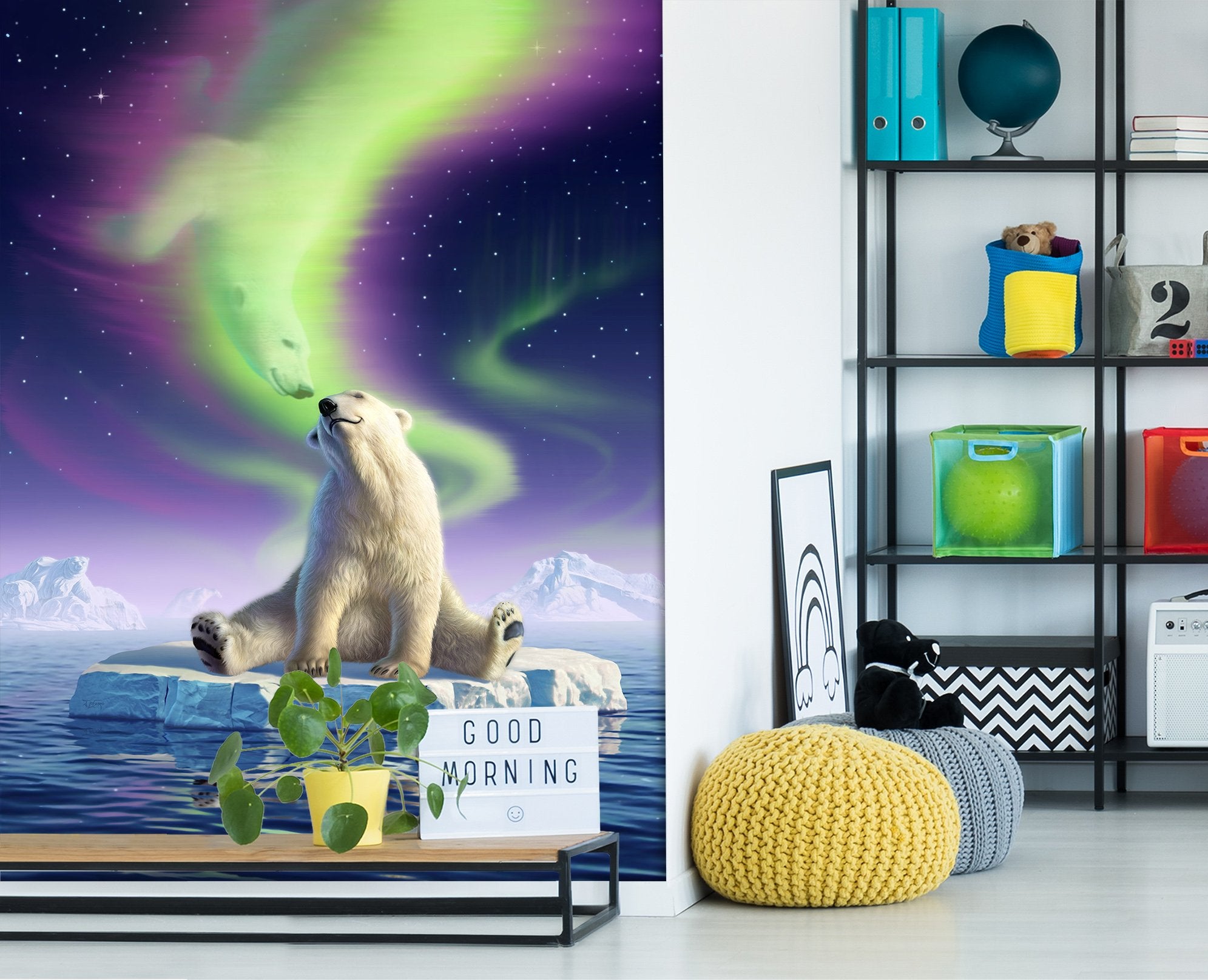 3D Arctic Kiss 1401 Jerry LoFaro Wall Mural Wall Murals Wallpaper AJ Wallpaper