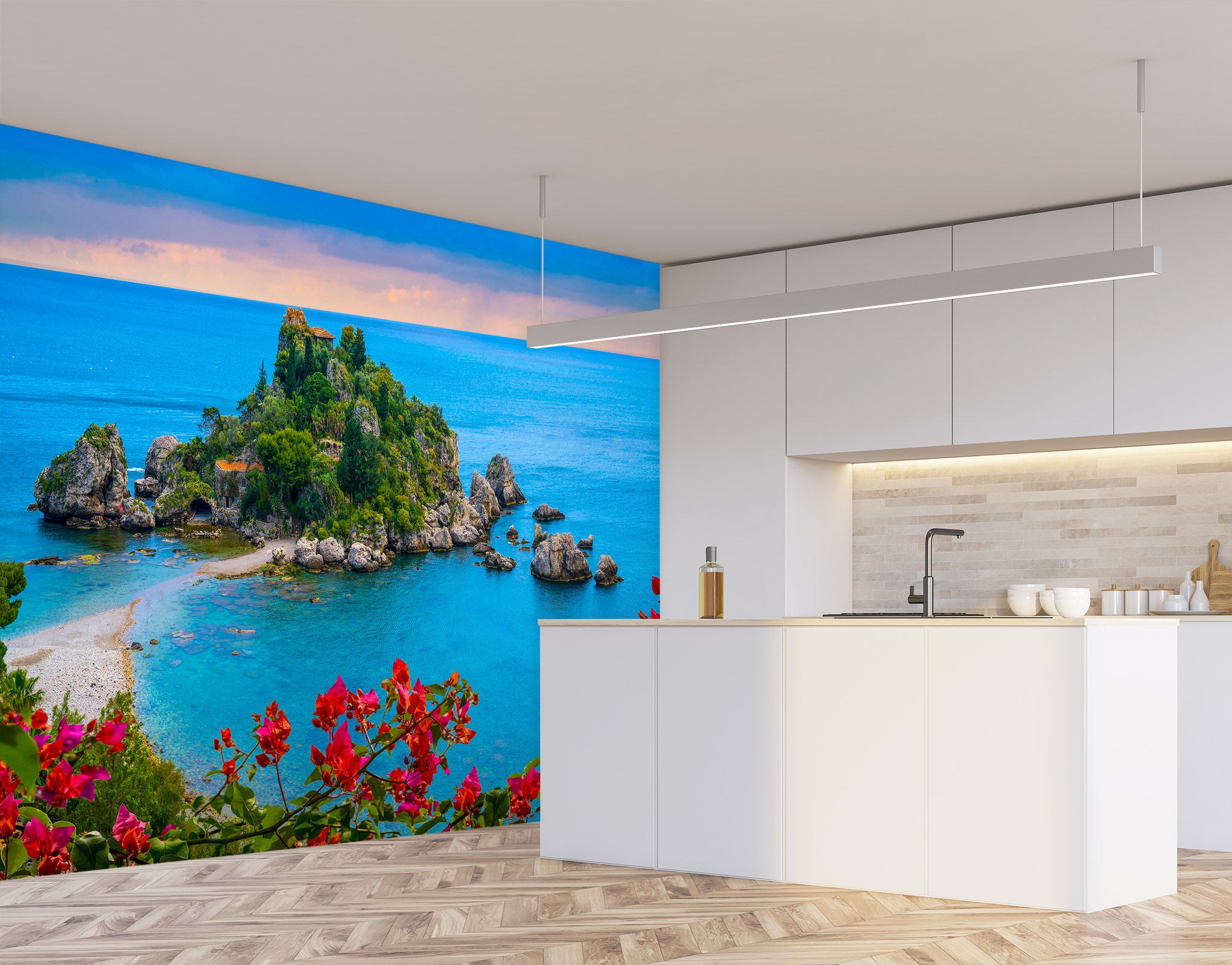 3D Green Island 1435 Marco Carmassi Wall Mural Wall Murals