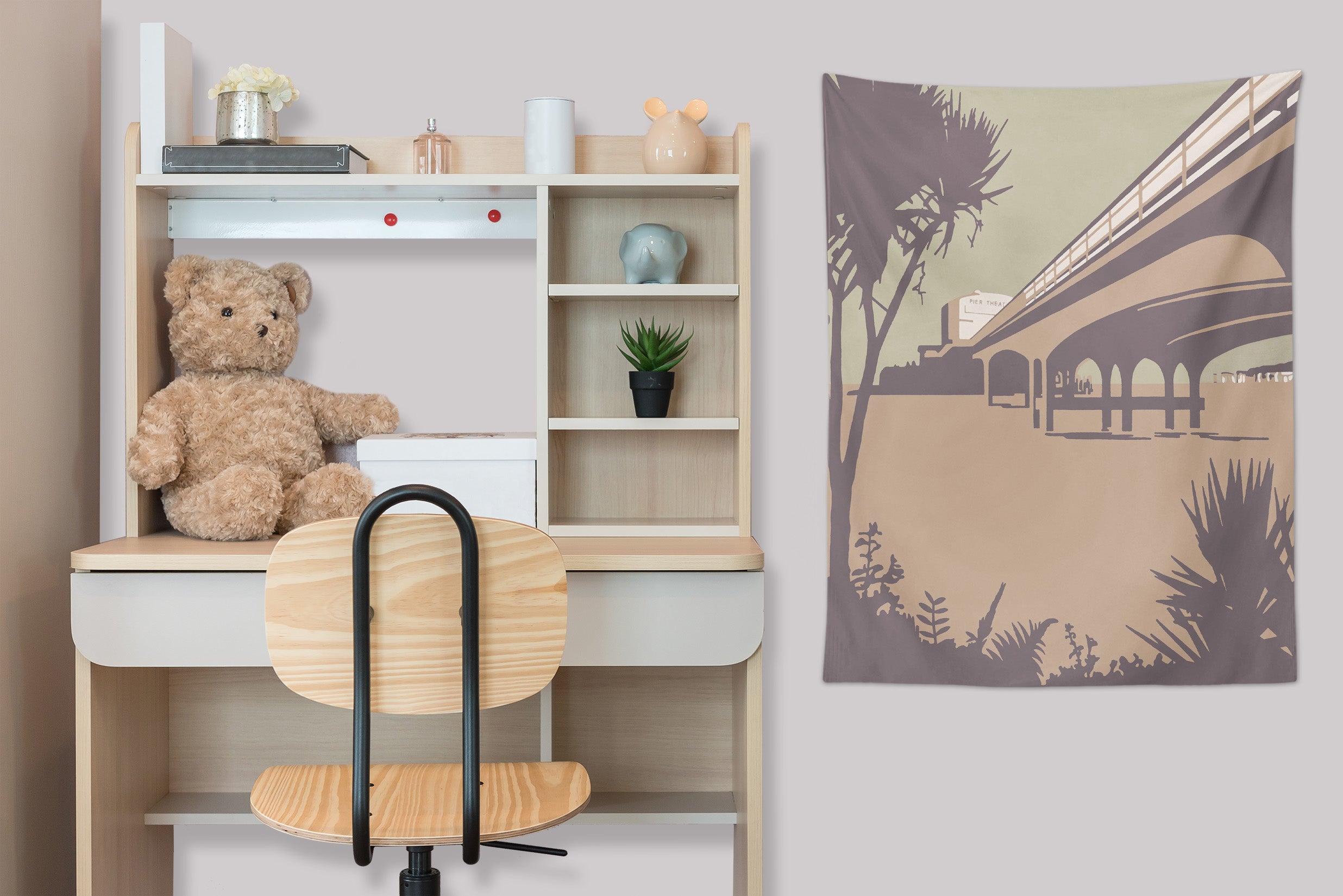 3D Ocean Bridge 5317 Steve Read Tapestry Hanging Cloth Hang