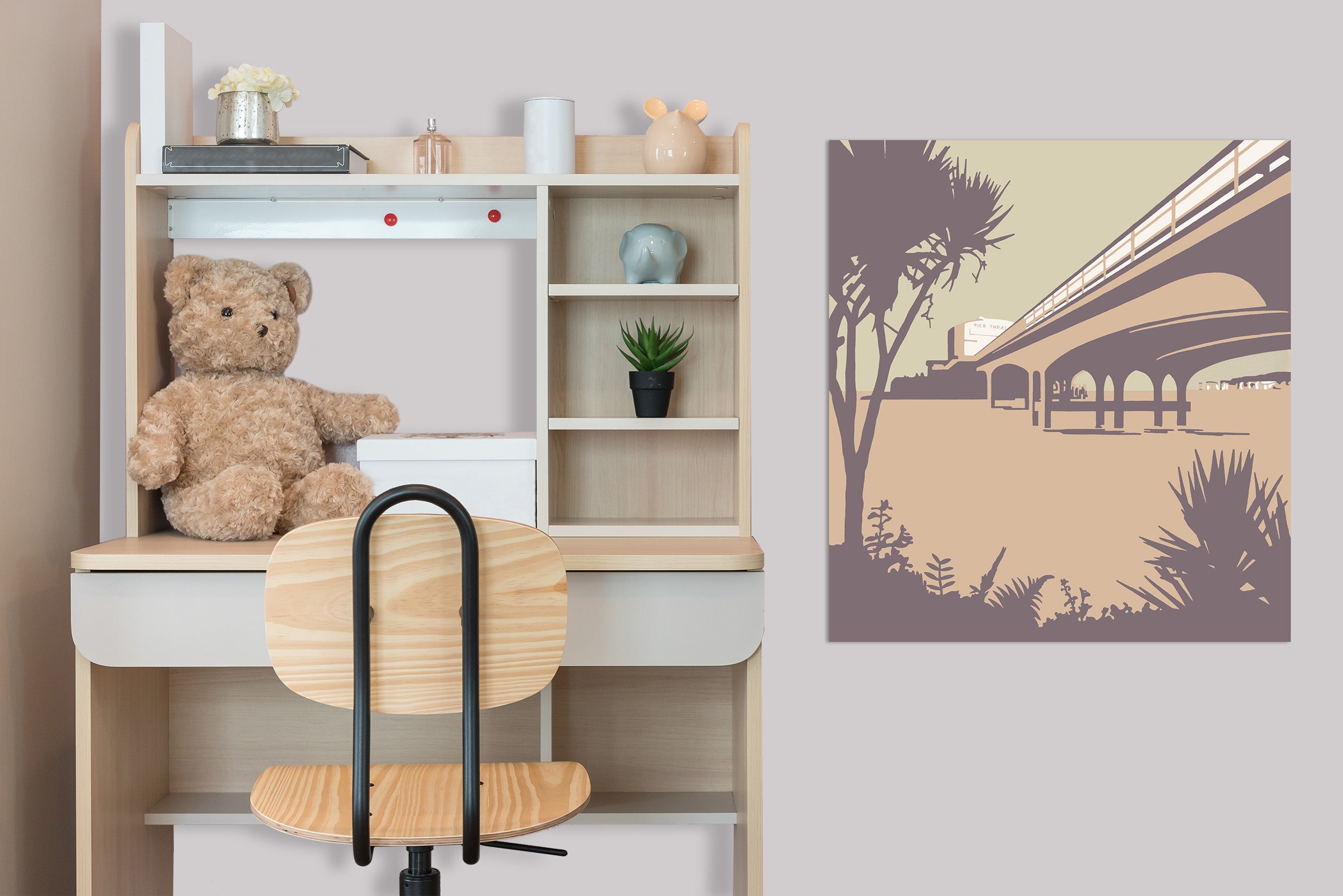 3D Bournemouth Pier Beaches 018 Steve Read Wall Sticker