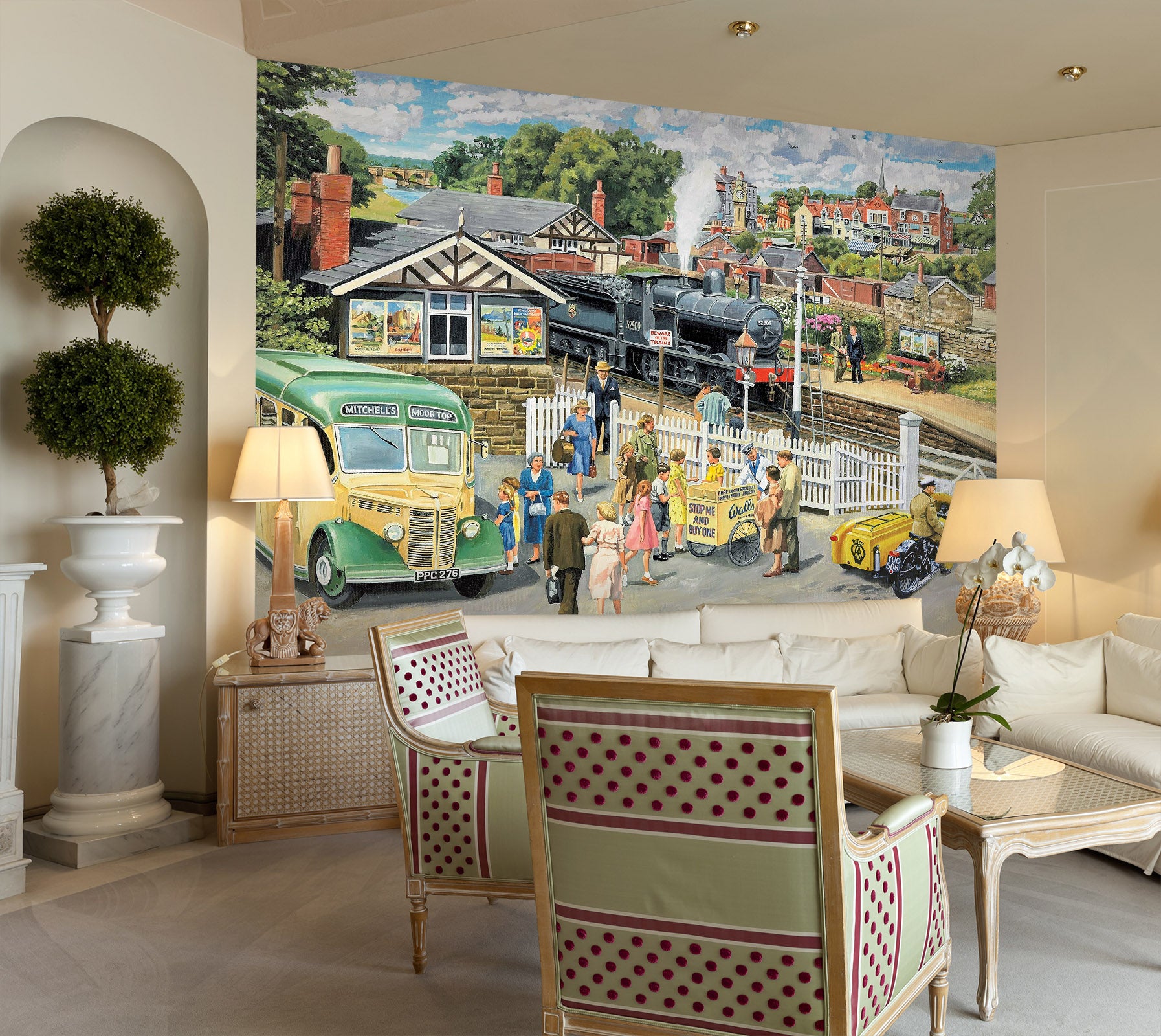 3D Selling Icecream 1048 Trevor Mitchell Wall Mural Wall Murals