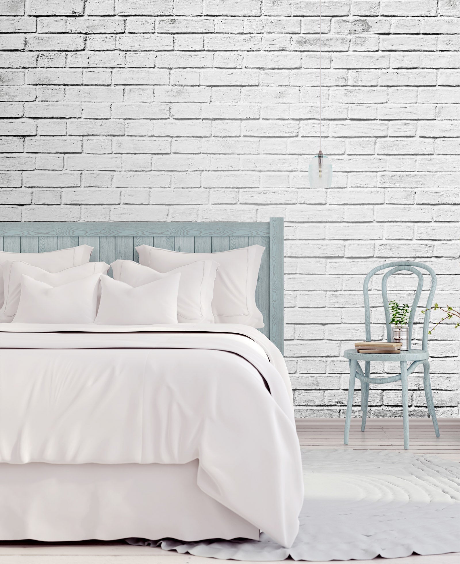 3D White Brick Wall 125 Wall Murals Wallpaper AJ Wallpaper 2