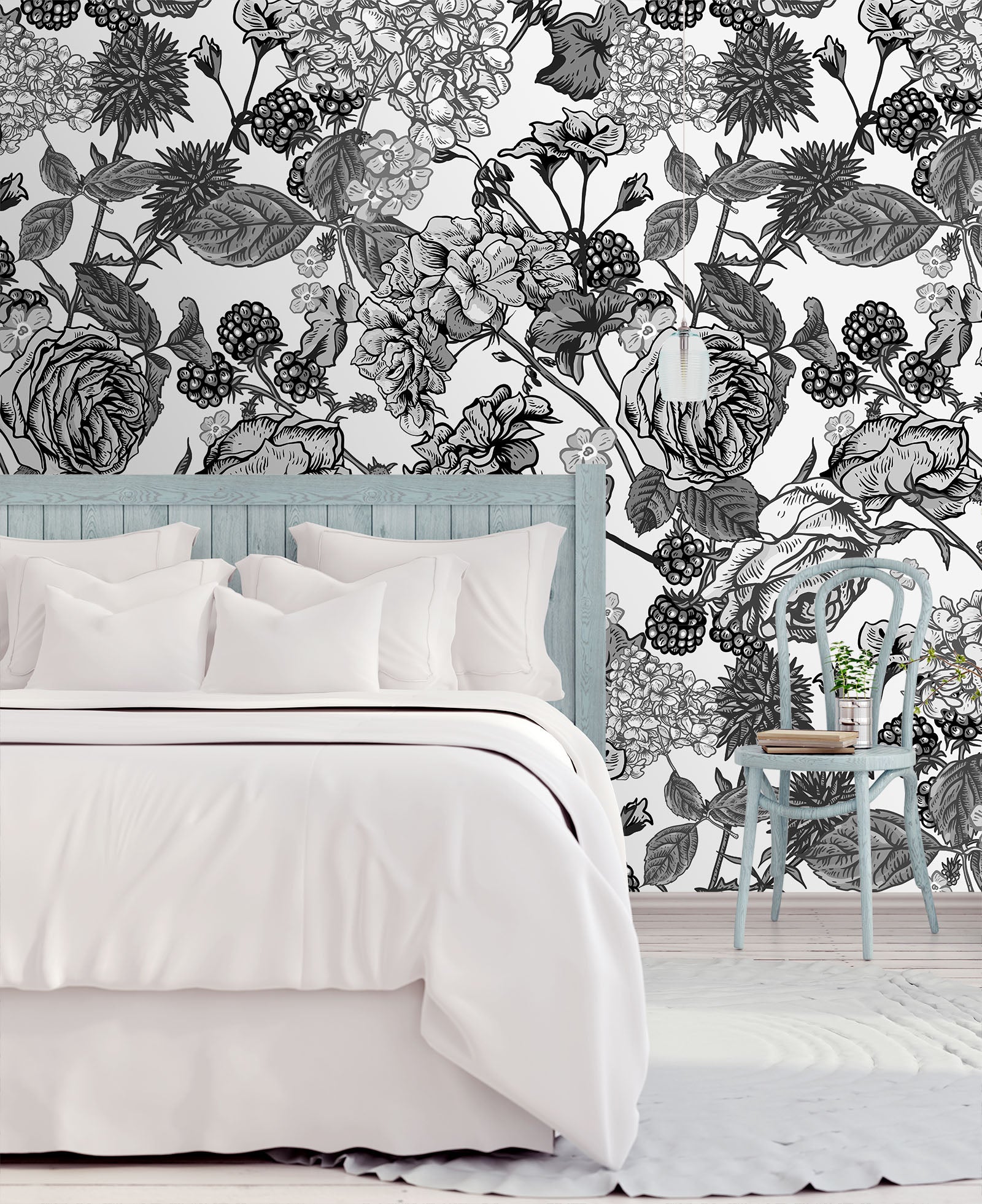 3D Doodle Peony Flower 54 Wall Murals